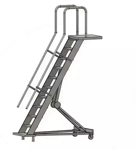 Eurofighter Typhoon boarding ladder RAF Luftwaffe  3D print model