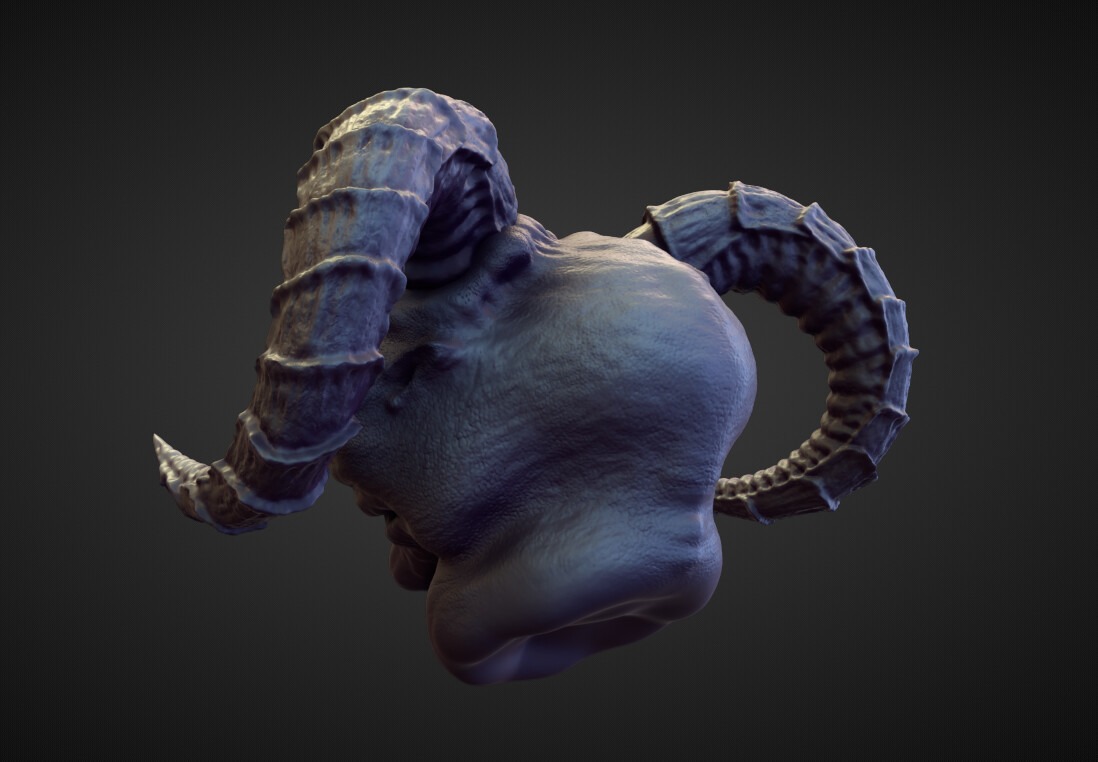 HEAD49 high poly sculpt 3D model_2