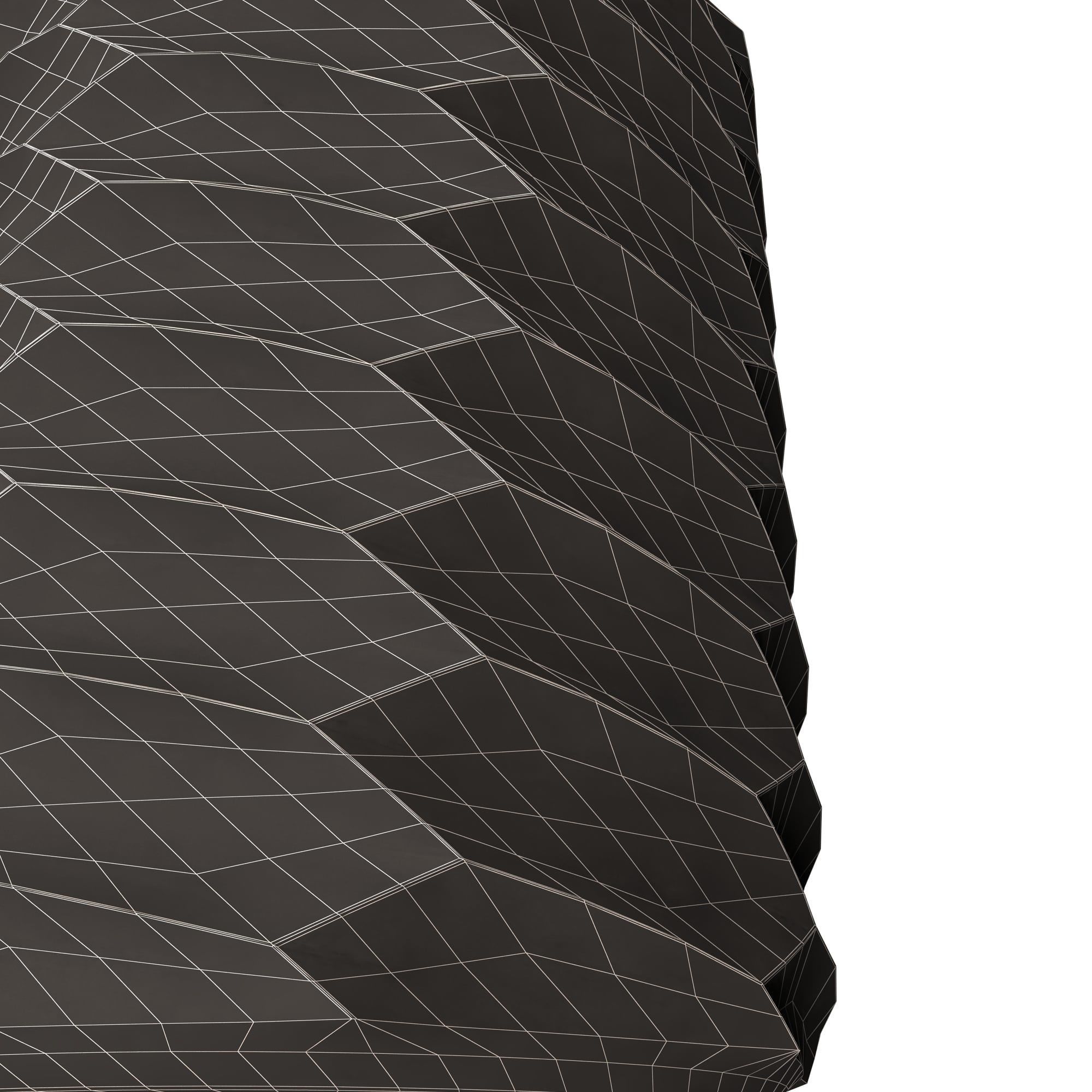 Flower Pot 036 Low-poly 3D model_10