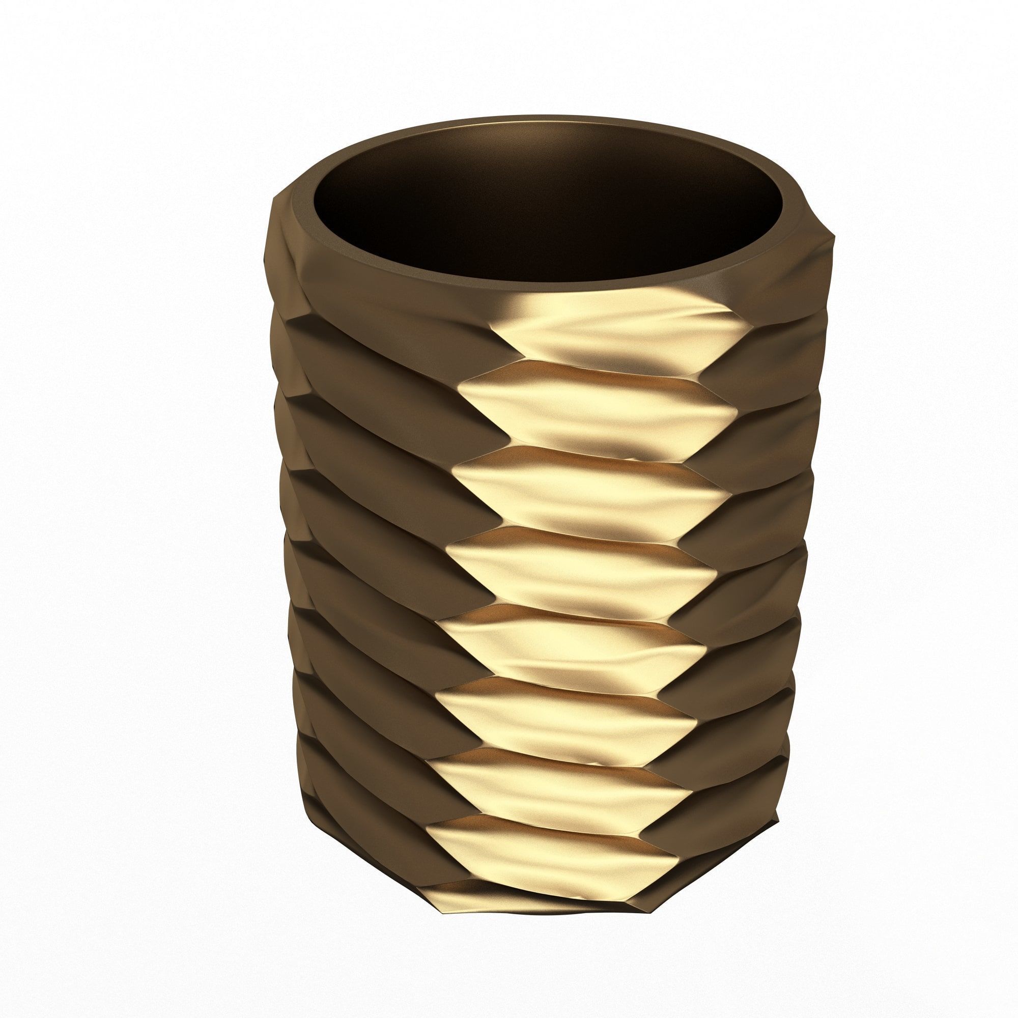 Flower Pot 036 Low-poly 3D model_6