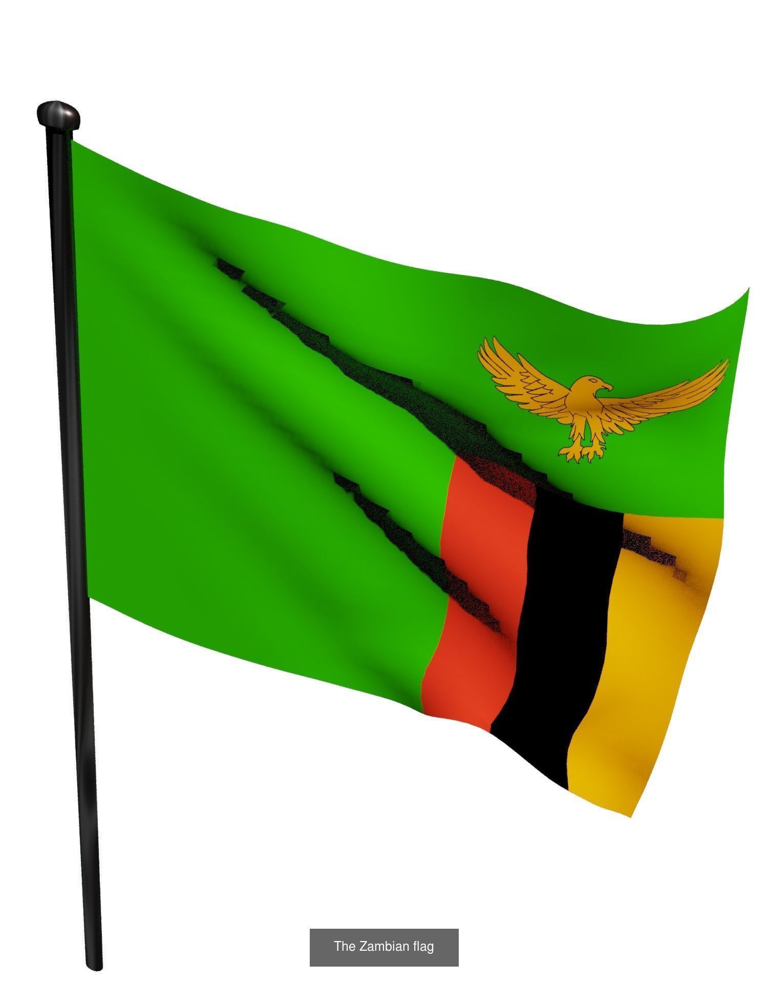 Flags of the world countries 3D Model Collection_15