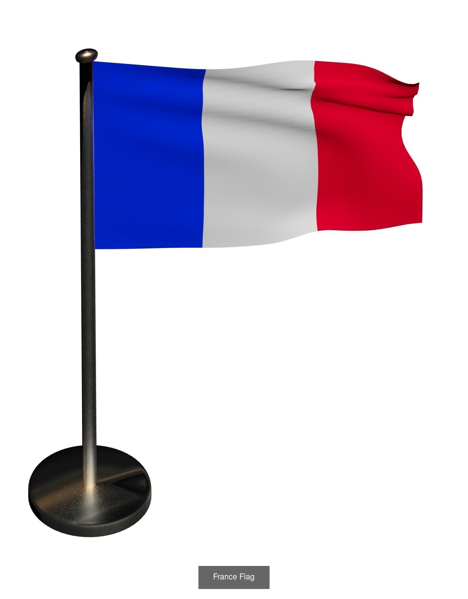 Flags of the world countries 3D Model Collection_5