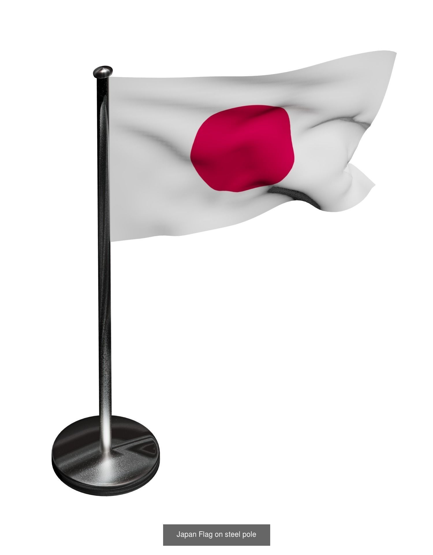 Flags of the world countries 3D Model Collection_3