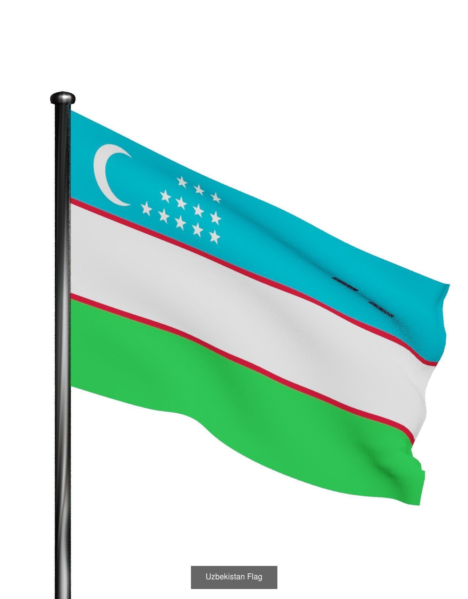 Flags of the world countries 3D Model Collection_10
