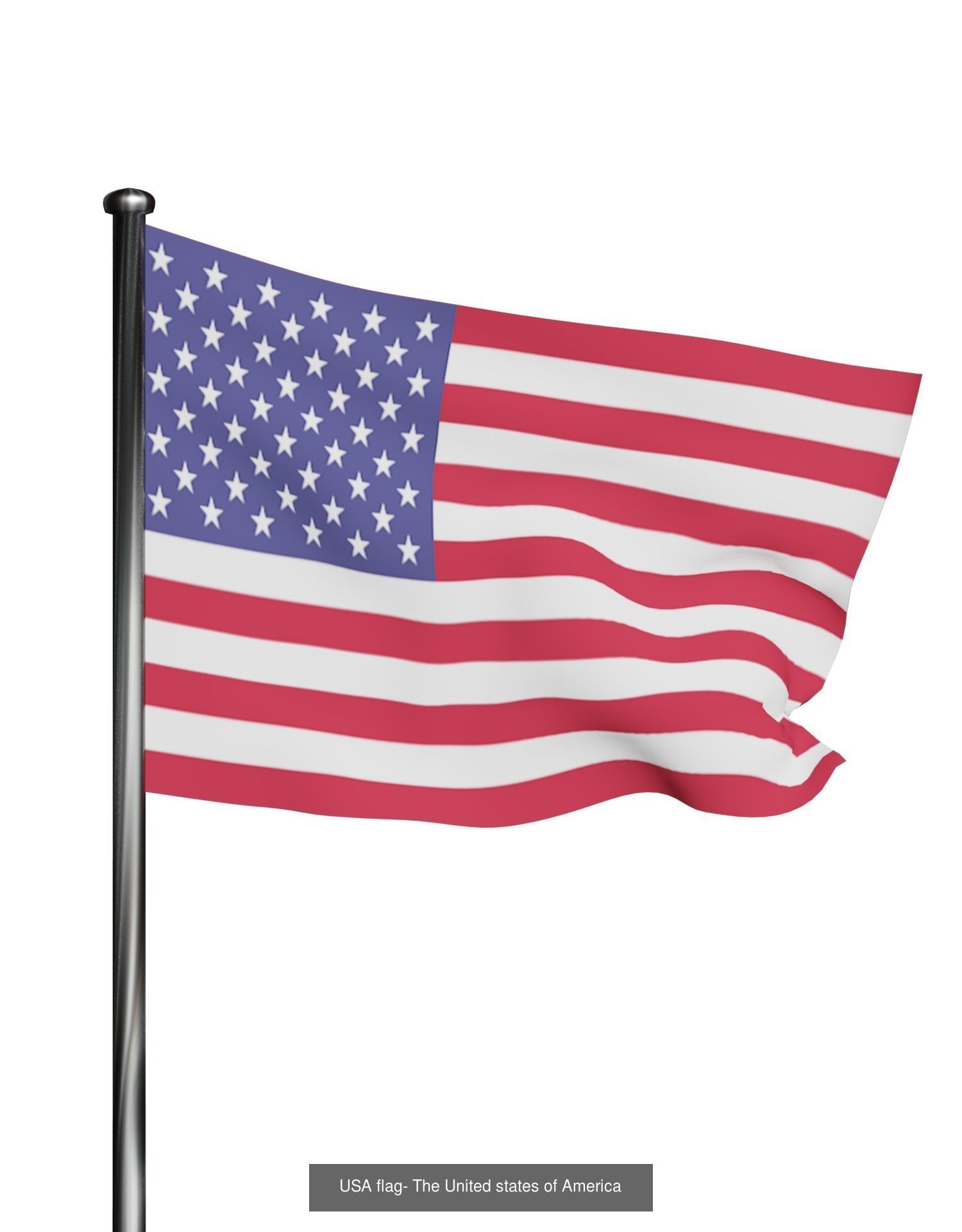 Flags of the world countries 3D Model Collection_8