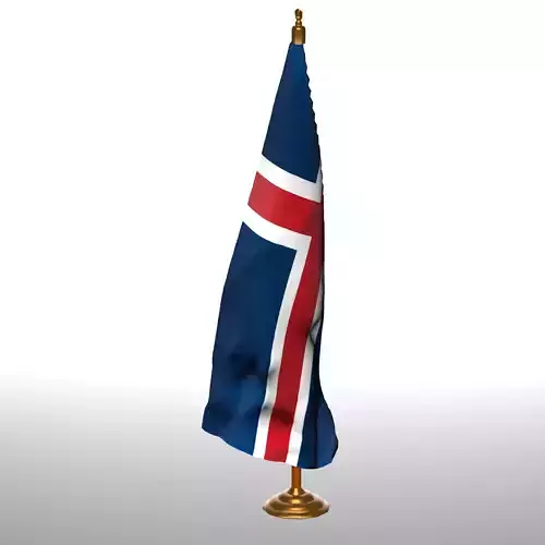 ICELAND TABLE FLAG
