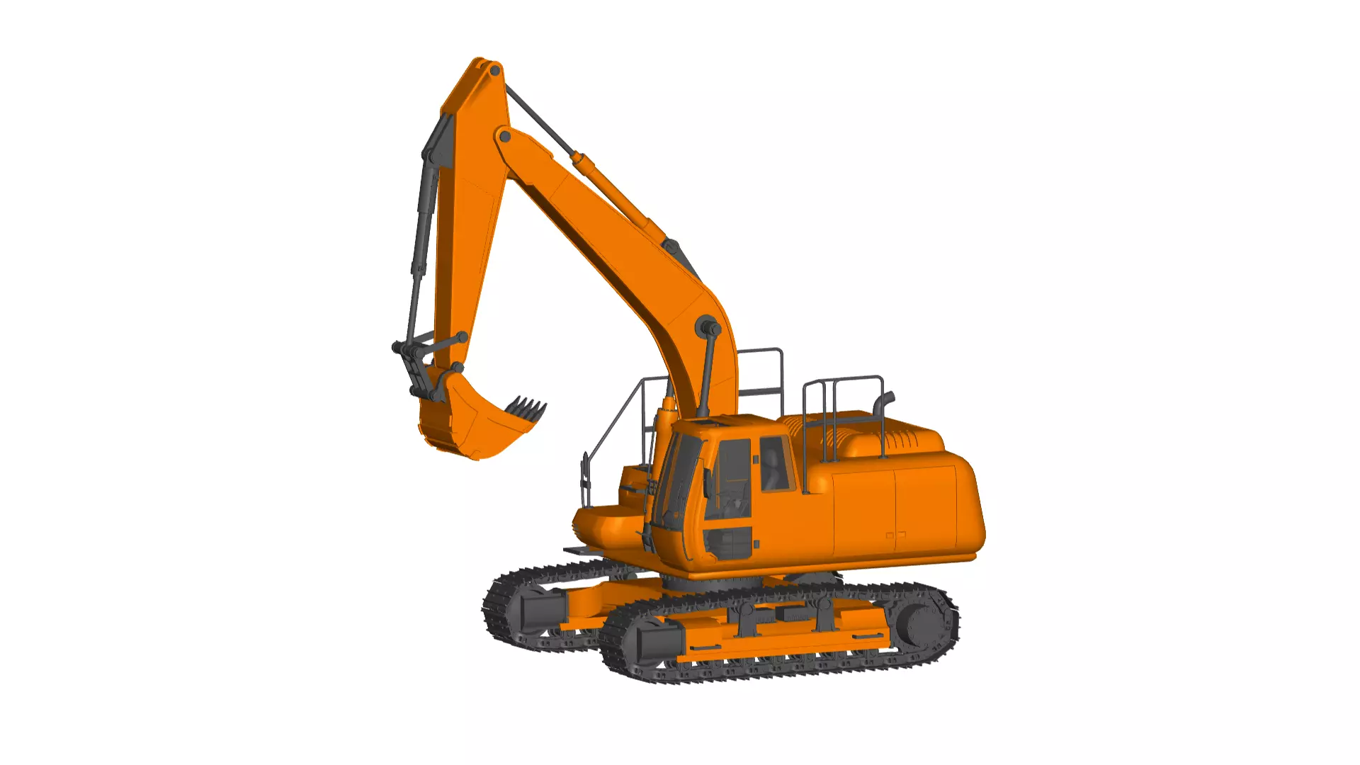 excavator 3D model_0