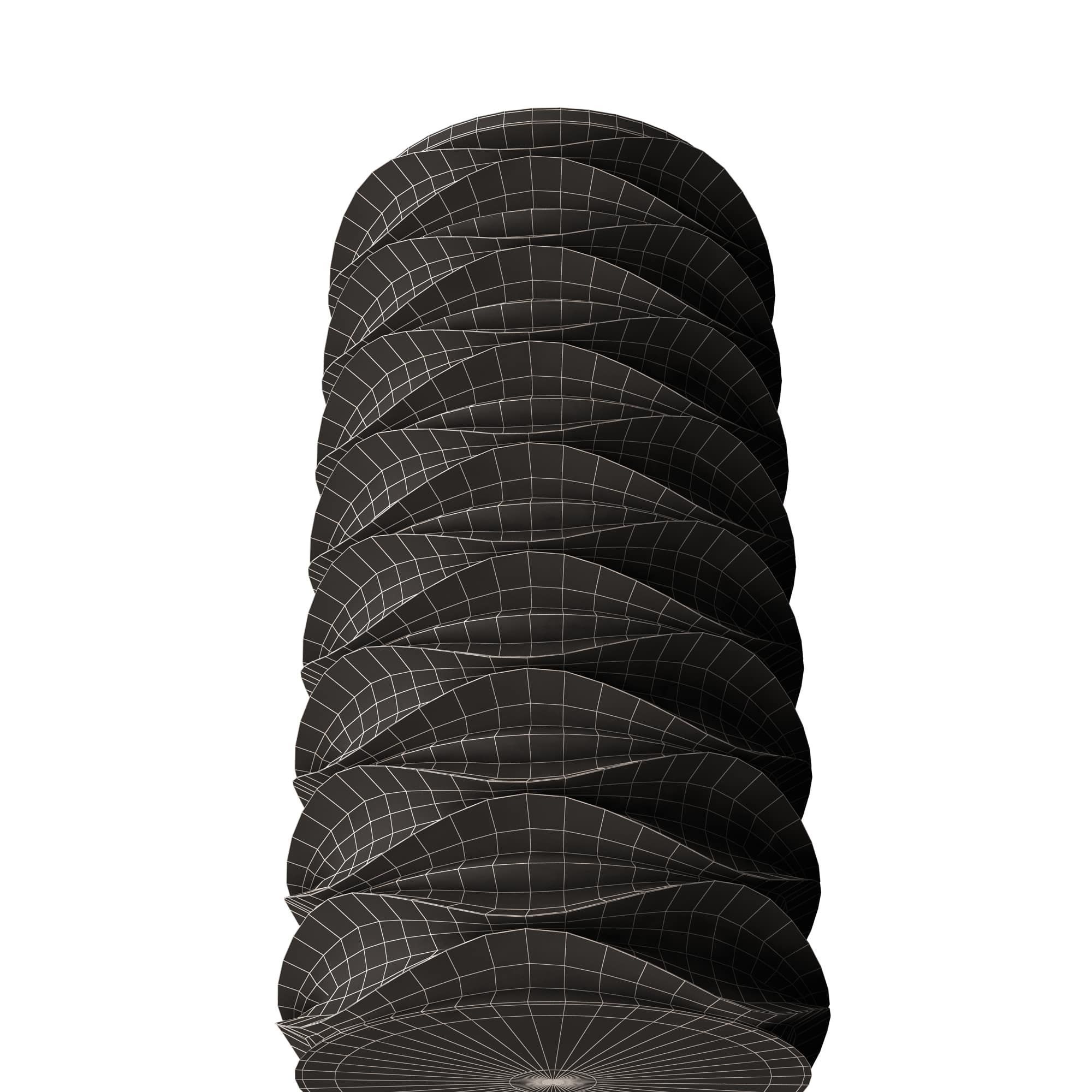 Flower Pot 039 Low-poly 3D model_8