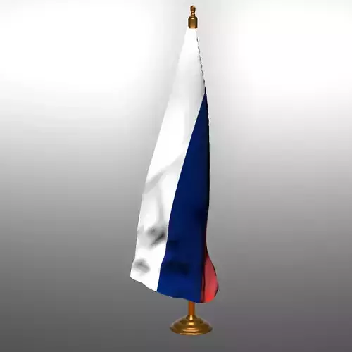 RUSSIA TABLE FLAG