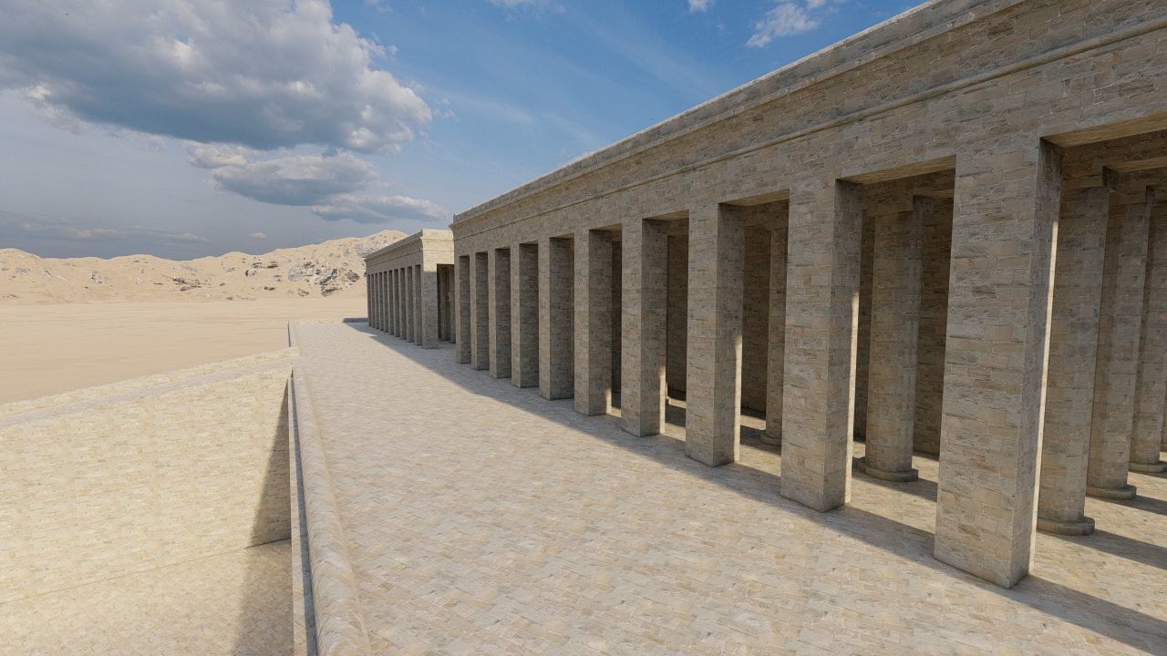 somer ancient pyramid-Ziggurat Temple  3D model_18