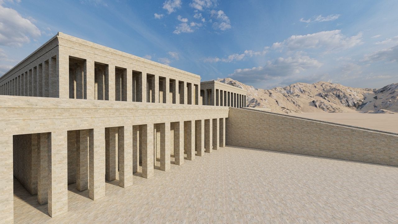 somer ancient pyramid-Ziggurat Temple  3D model_28