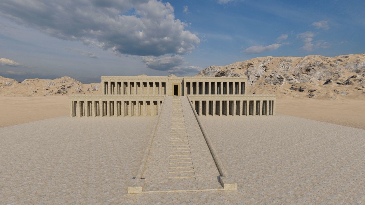 somer ancient pyramid-Ziggurat Temple  3D model_14