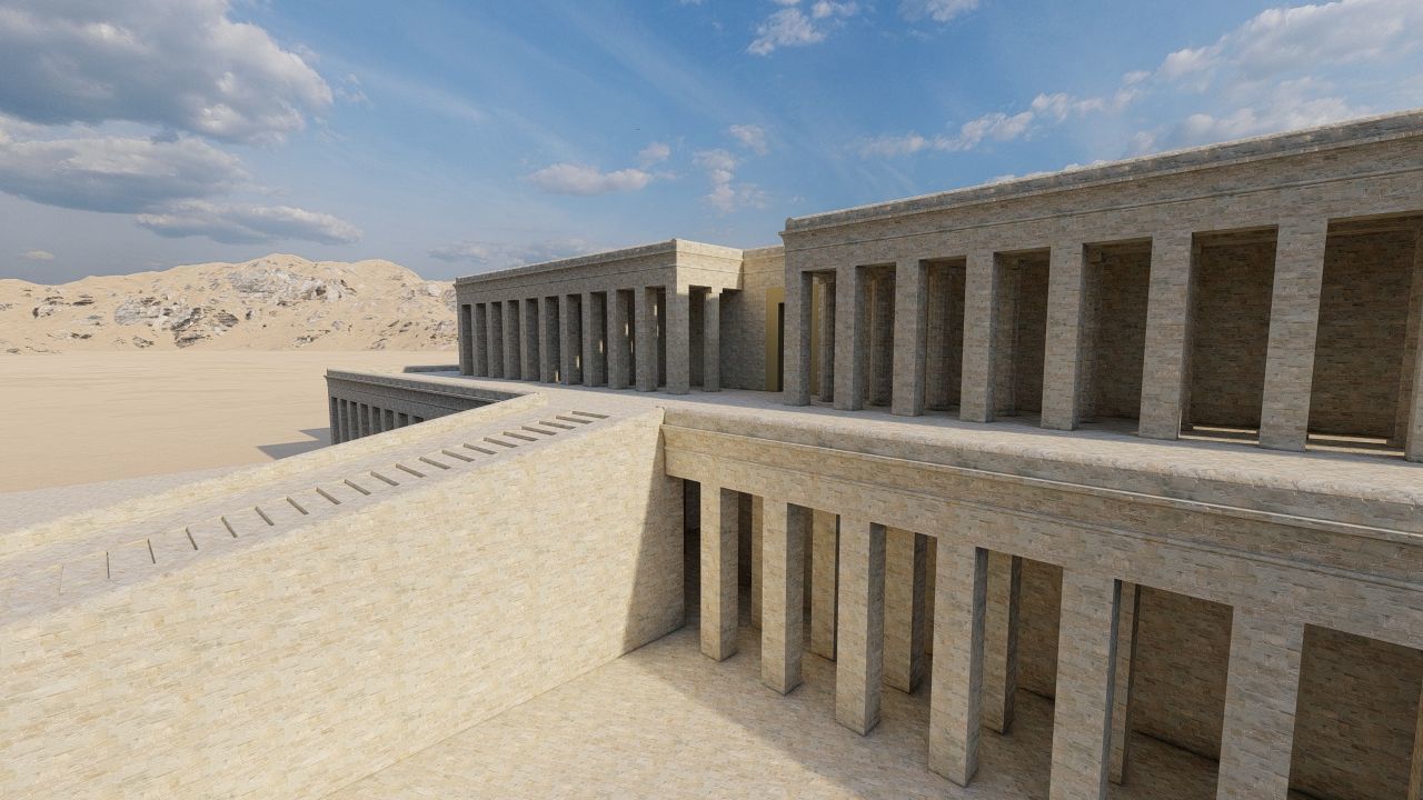 somer ancient pyramid-Ziggurat Temple  3D model_11