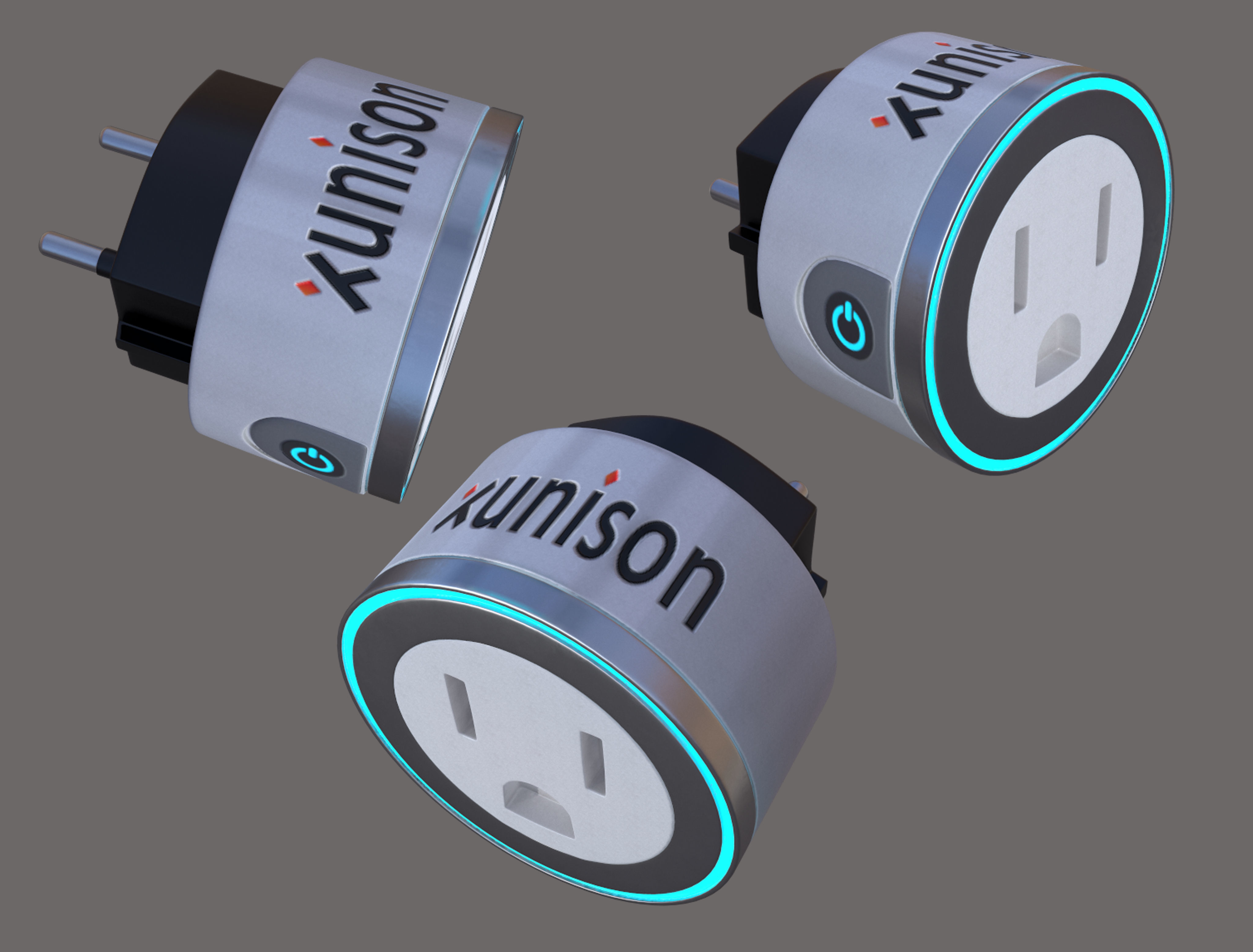 Smart Home Plug-in and Security Kit 3D model_6