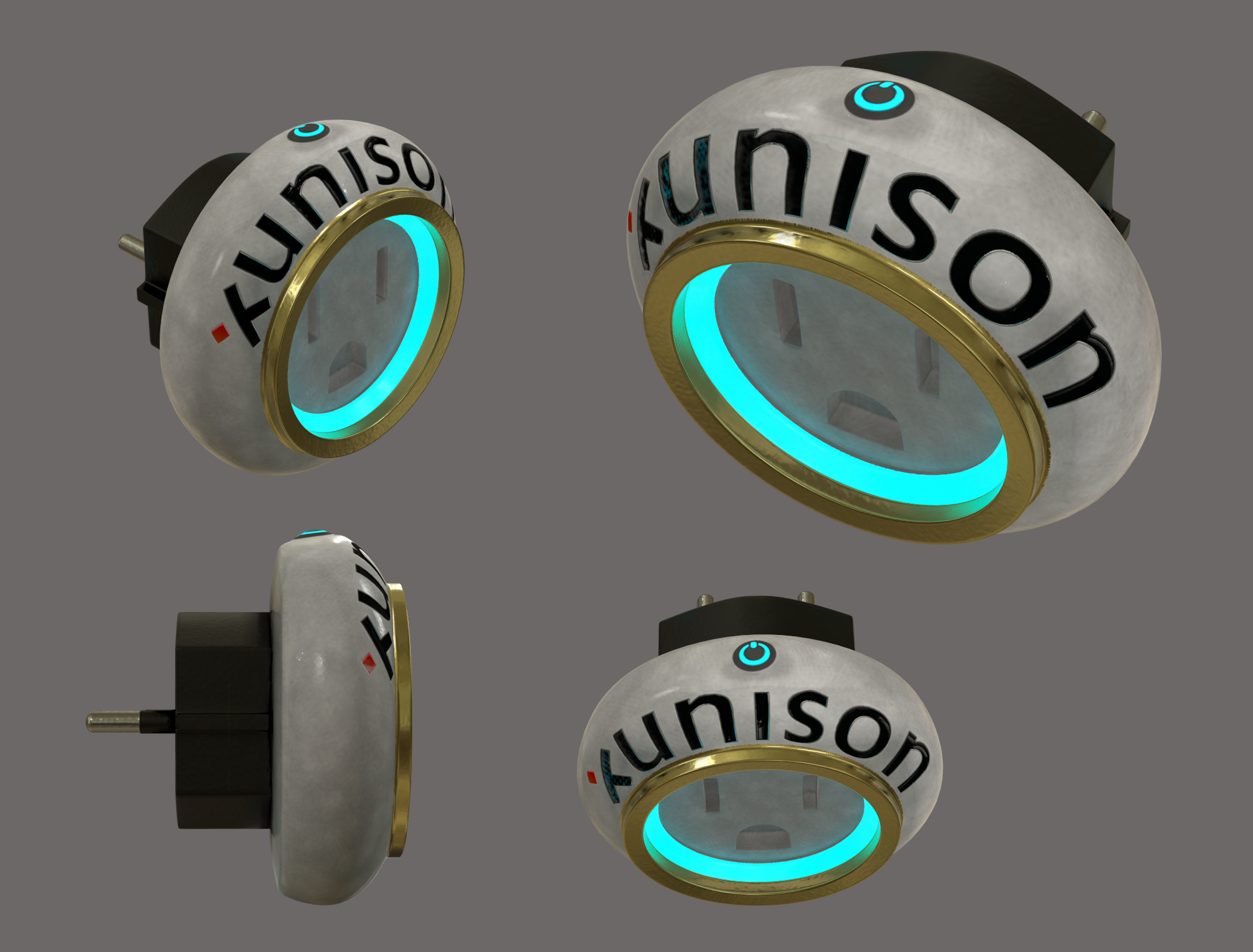 Smart Home Plug-in and Security Kit 3D model_8