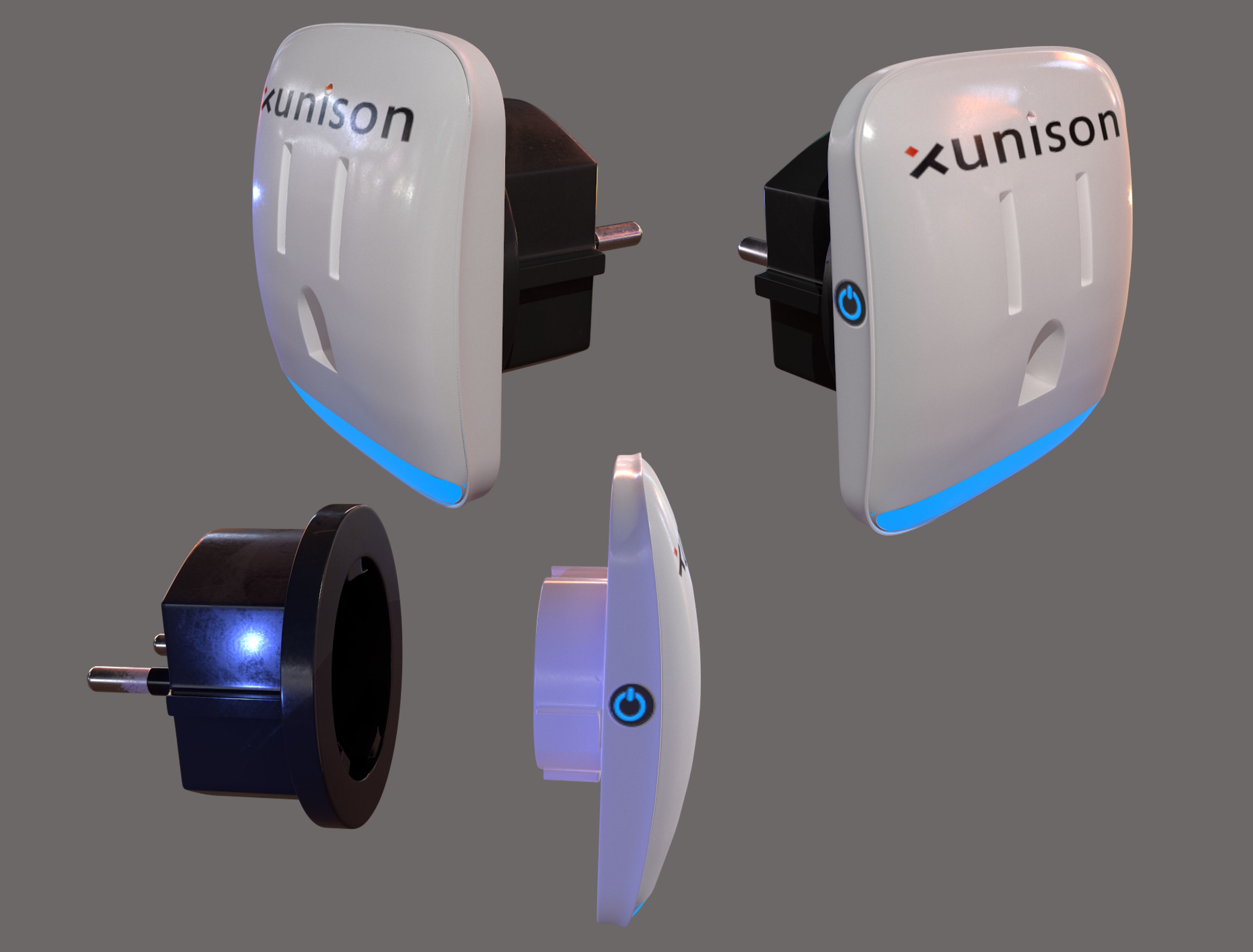 Smart Home Plug-in and Security Kit 3D model_7