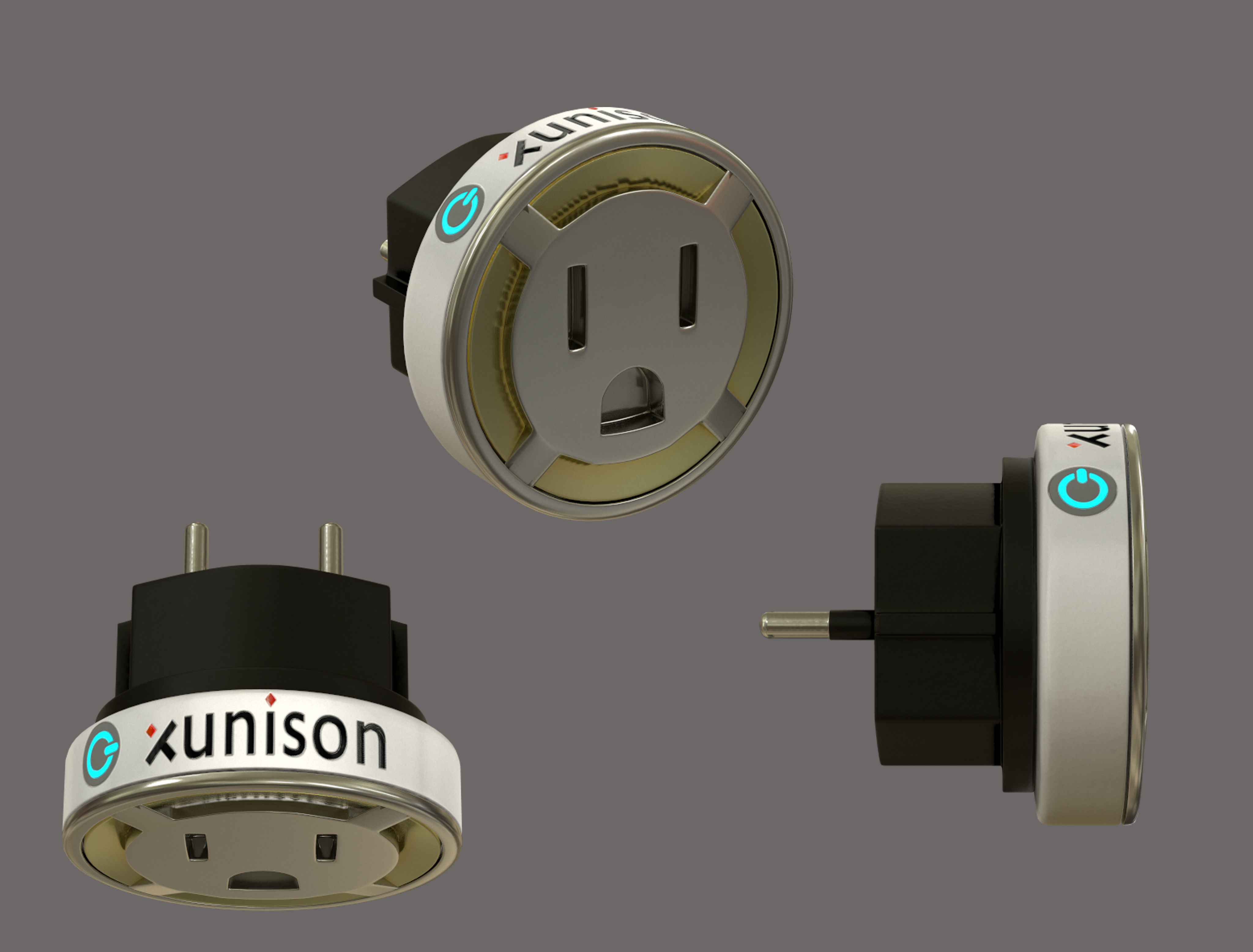 Smart Home Plug-in and Security Kit 3D model_5