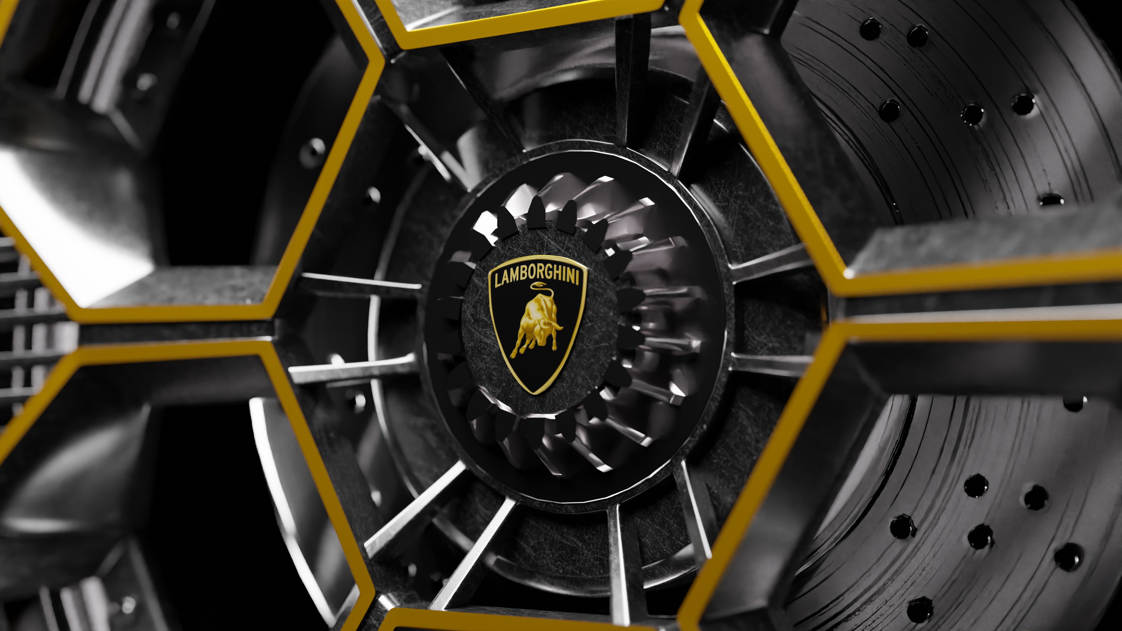 Highpoly Vehicle Rim 420B2 3D Model 3D model_3