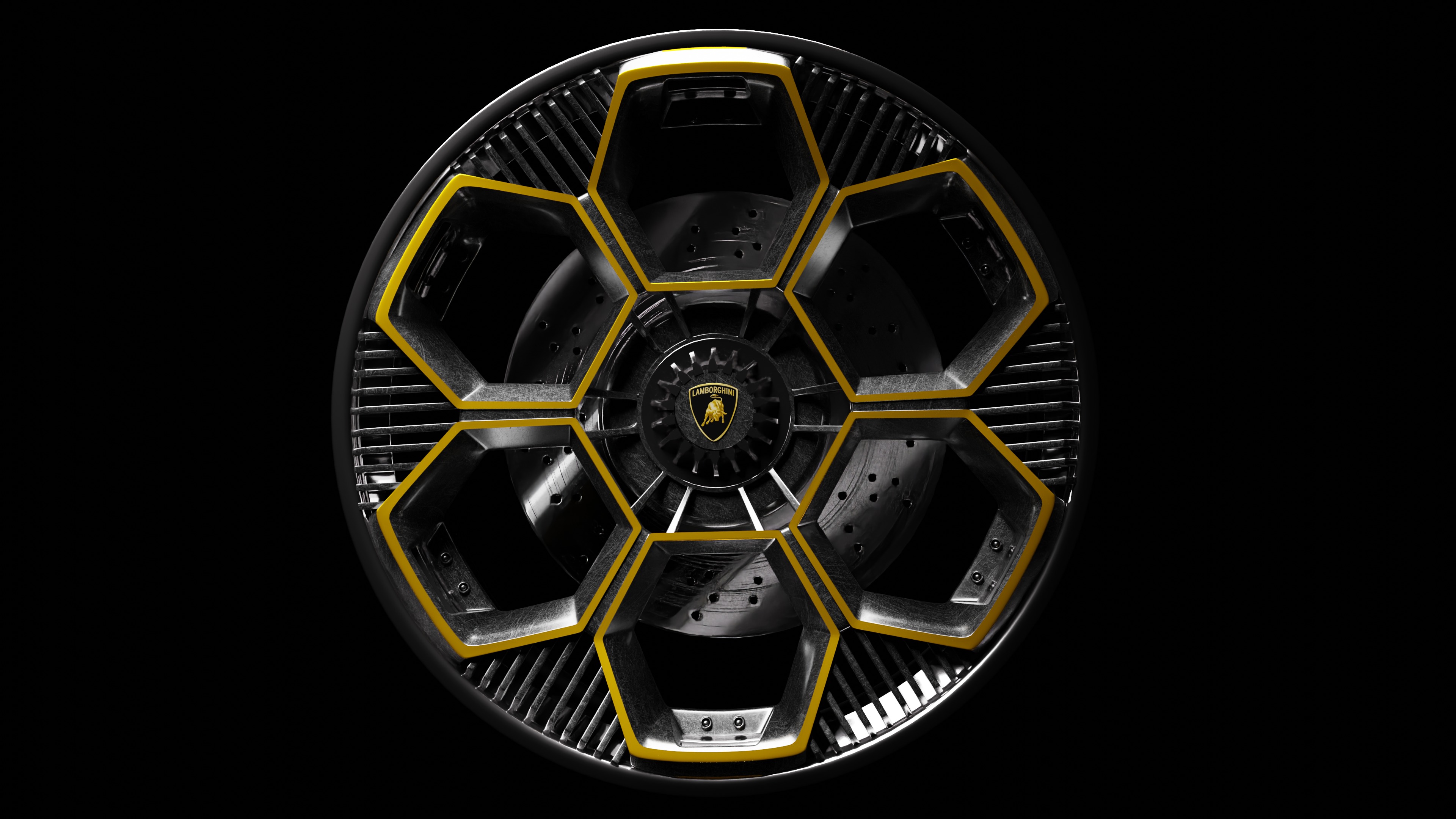 Highpoly Vehicle Rim 420B2 3D Model 3D model_2