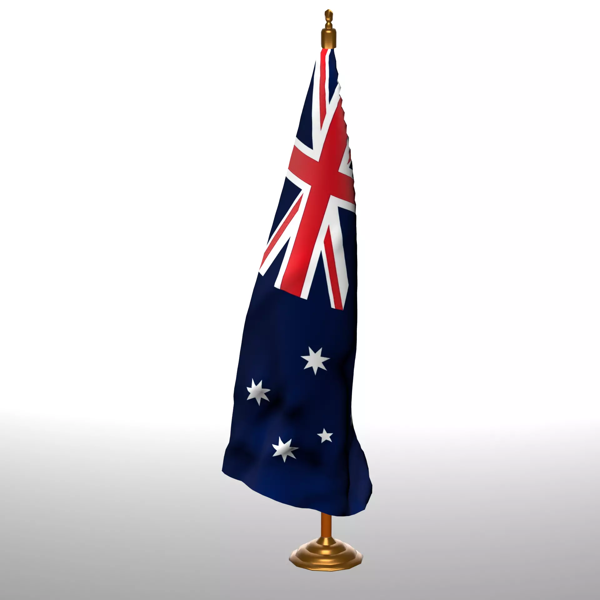 AUSTURALIA TABLE FLAG 3D model_0
