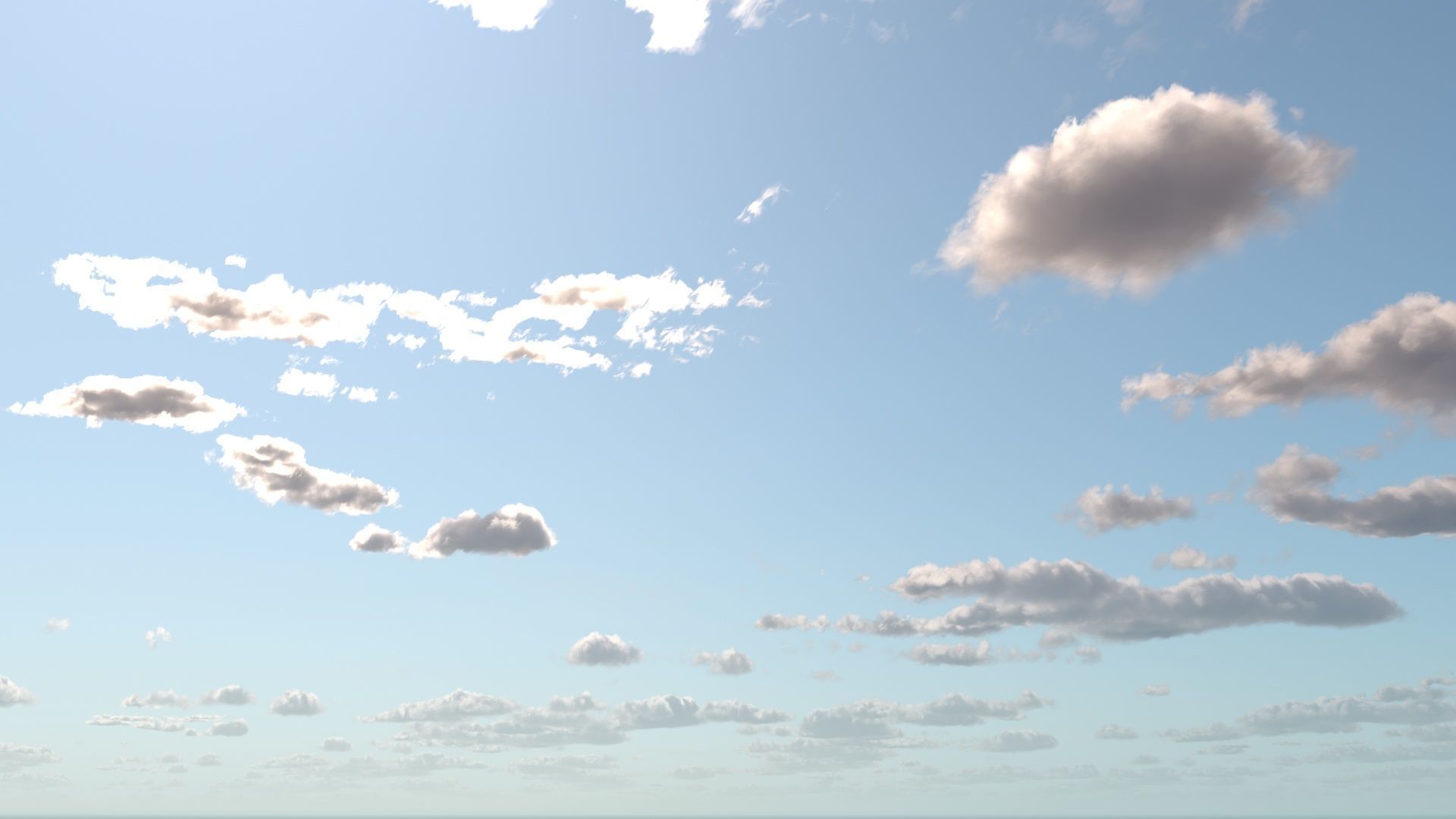 Sunny Cloudy Sky 3D model_6