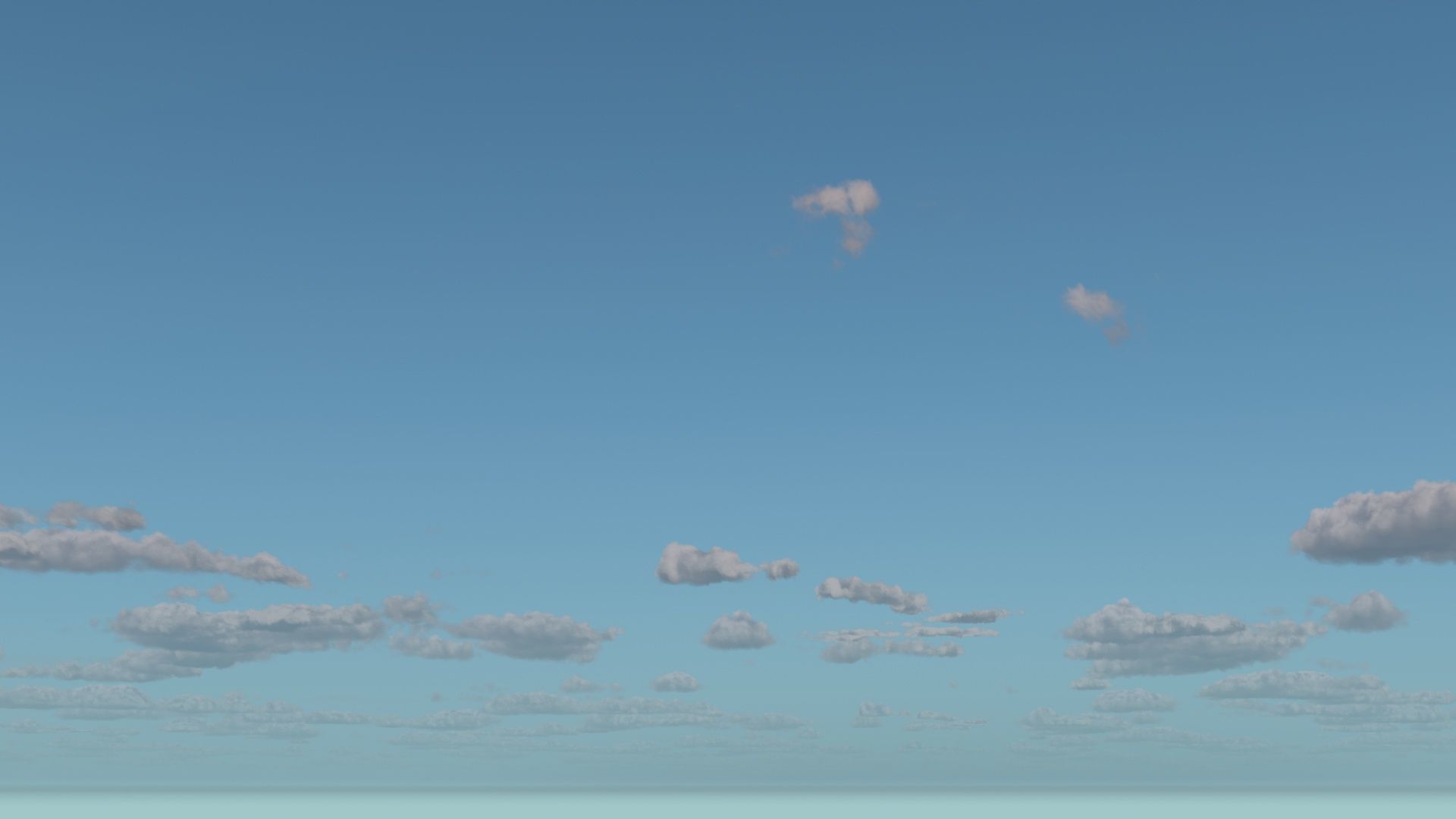 Sunny Cloudy Sky 3D model_3