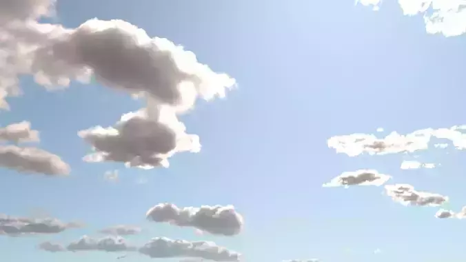 Sunny Cloudy Sky