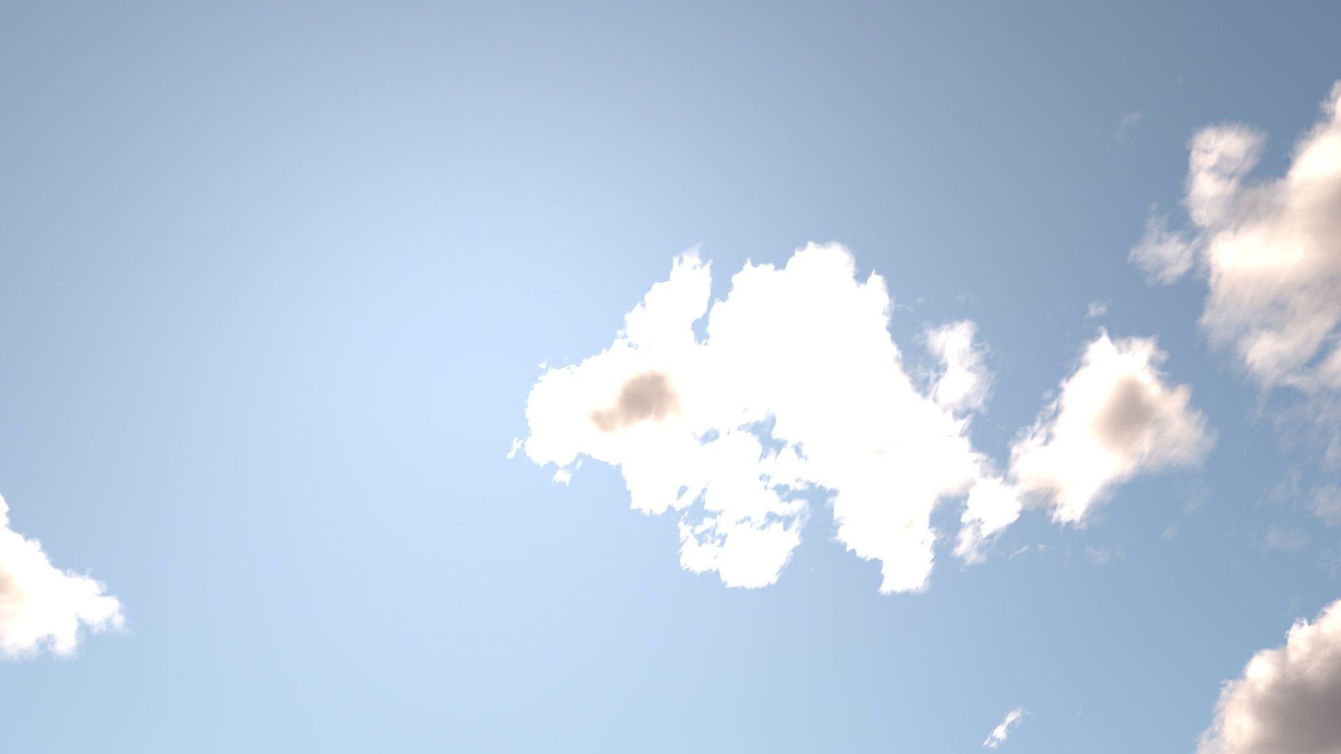 Sunny Cloudy Sky 3D model_8