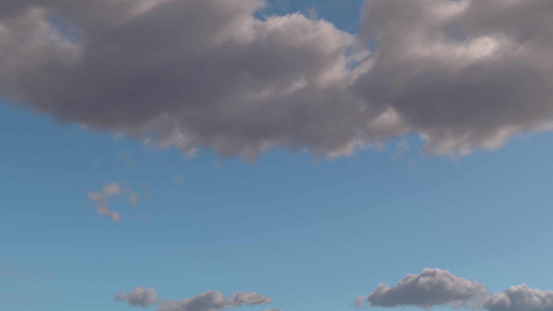 Sunny Cloudy Sky 3D model_1