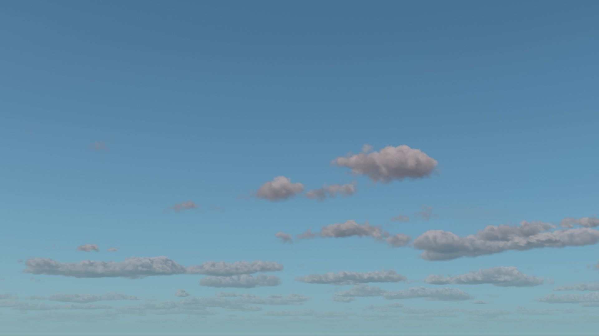 Sunny Cloudy Sky 3D model_4
