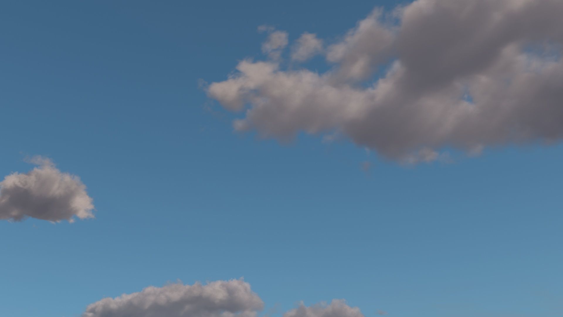 Sunny Cloudy Sky 3D model_2