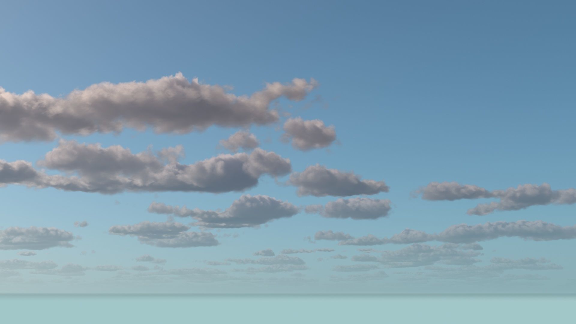 Sunny Cloudy Sky 3D model_5