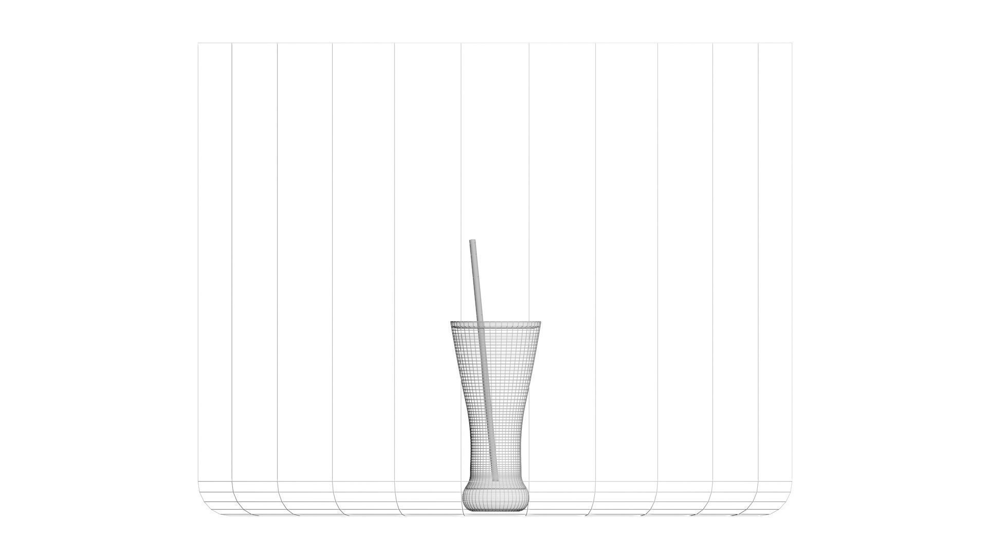 Glass of Orange Juice 3D model_11