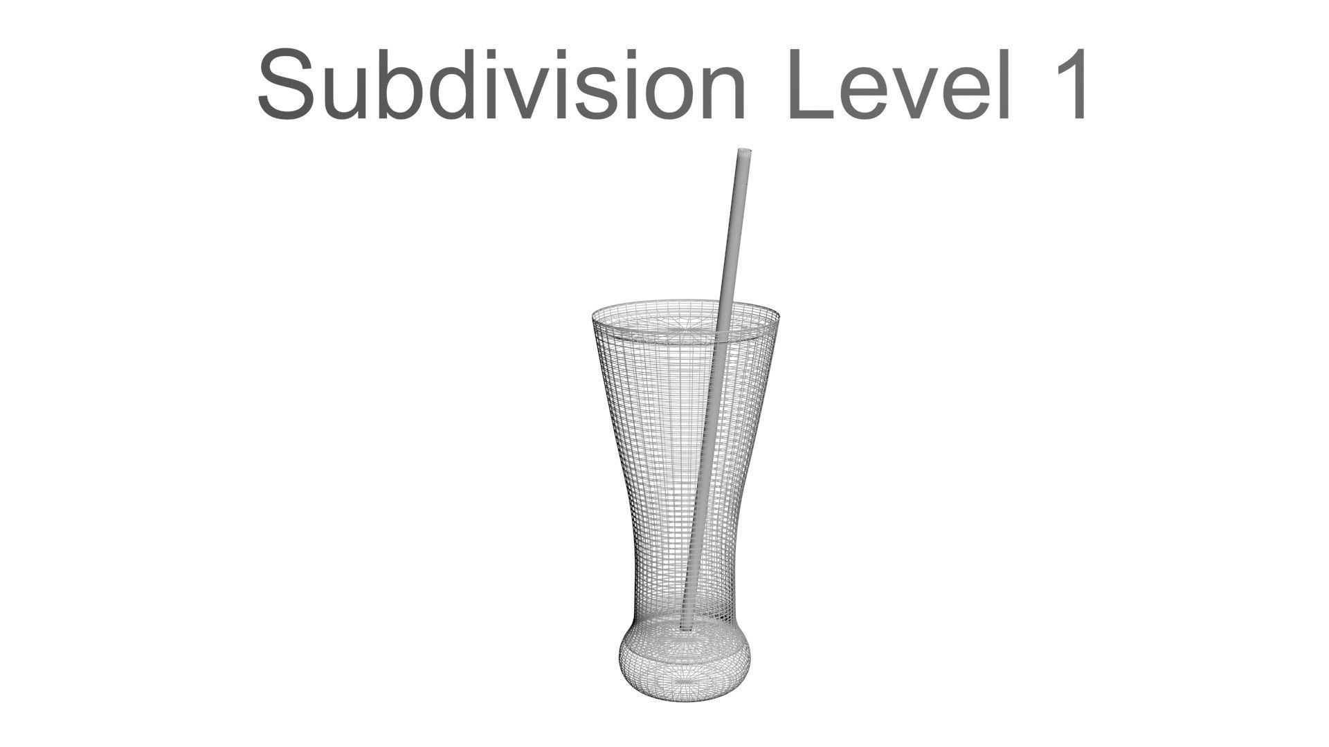 Glass of Orange Juice 3D model_13