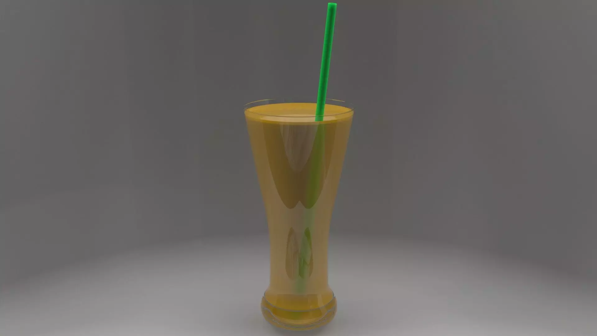Glass of Orange Juice 3D model_0
