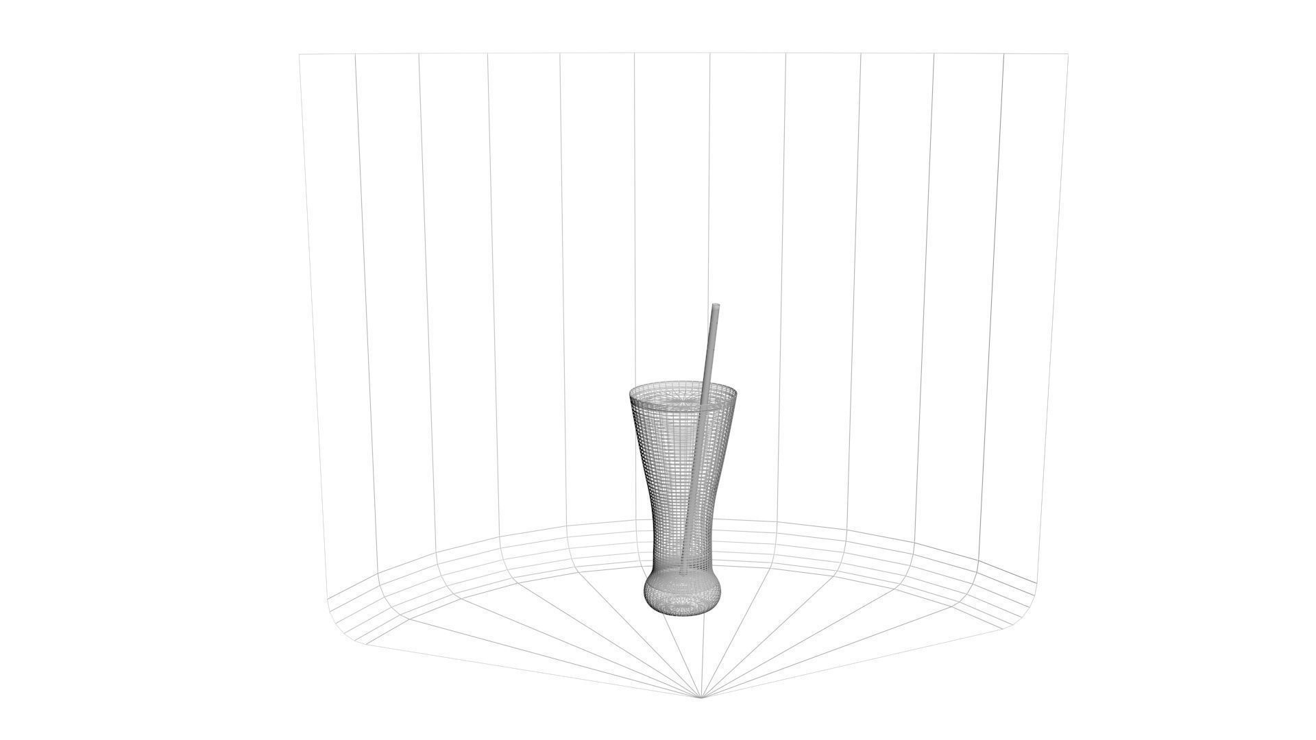 Glass of Orange Juice 3D model_5