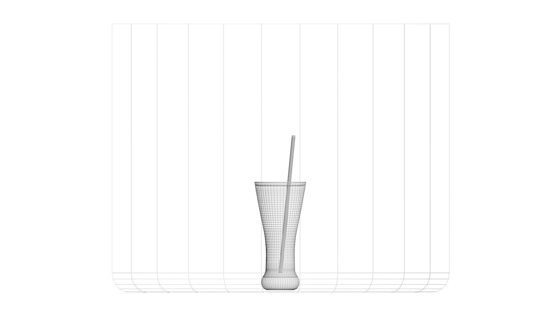 Glass of Orange Juice 3D model_8