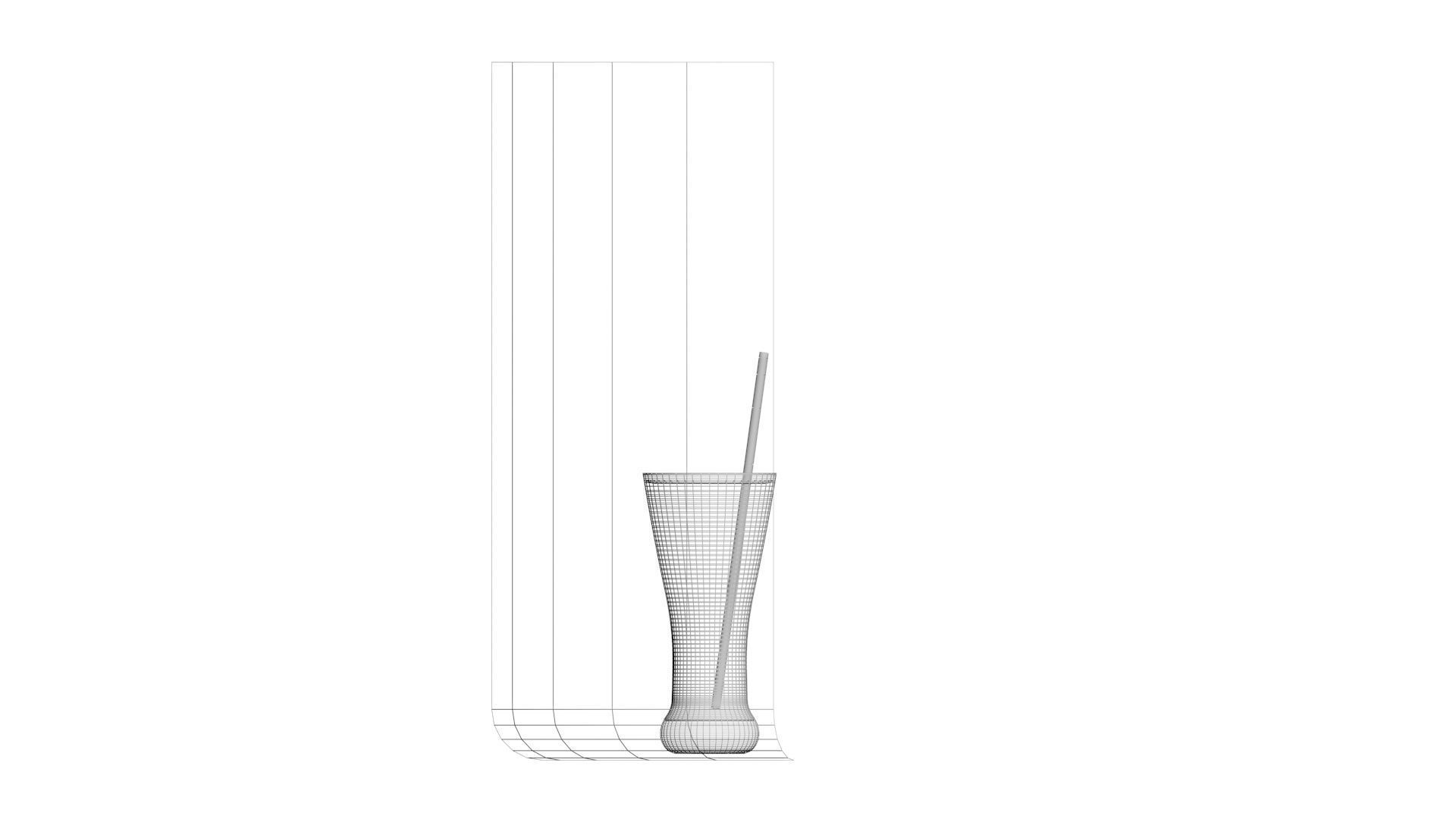Glass of Orange Juice 3D model_9