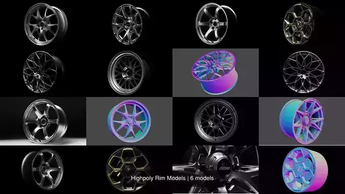 Highpoly Rim Models