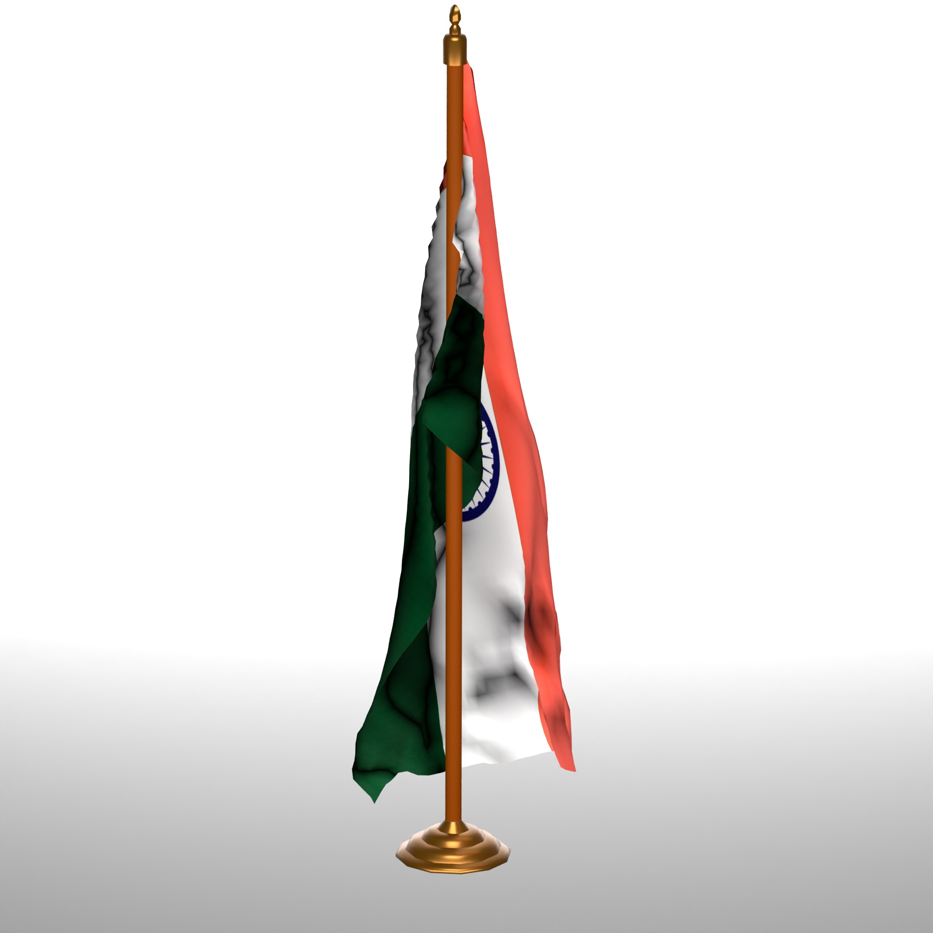 INDIA TABLE FLAG 3D model_3