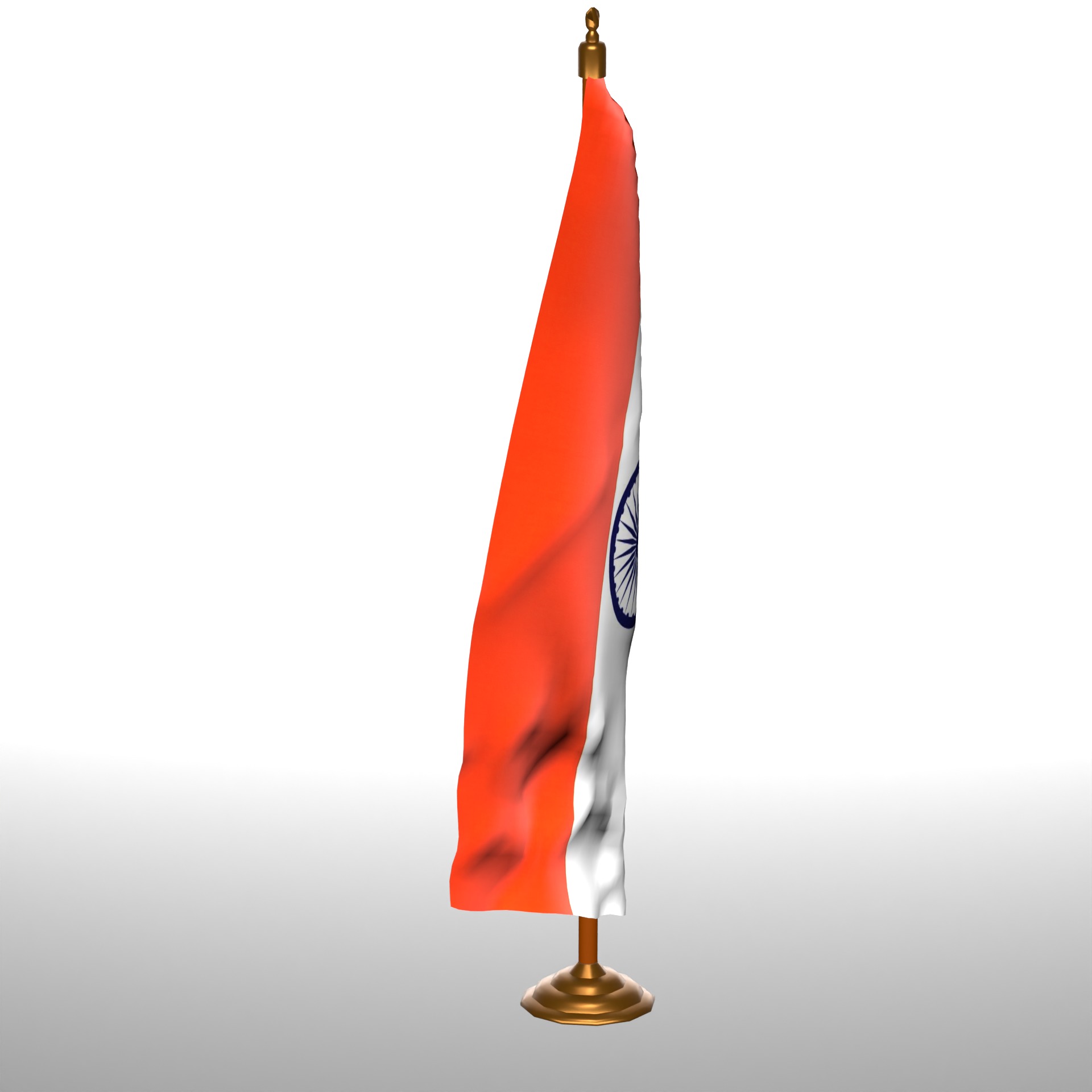 INDIA TABLE FLAG 3D model_2