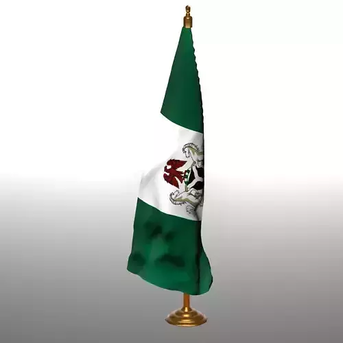 NIGERIA TABLE FLAG