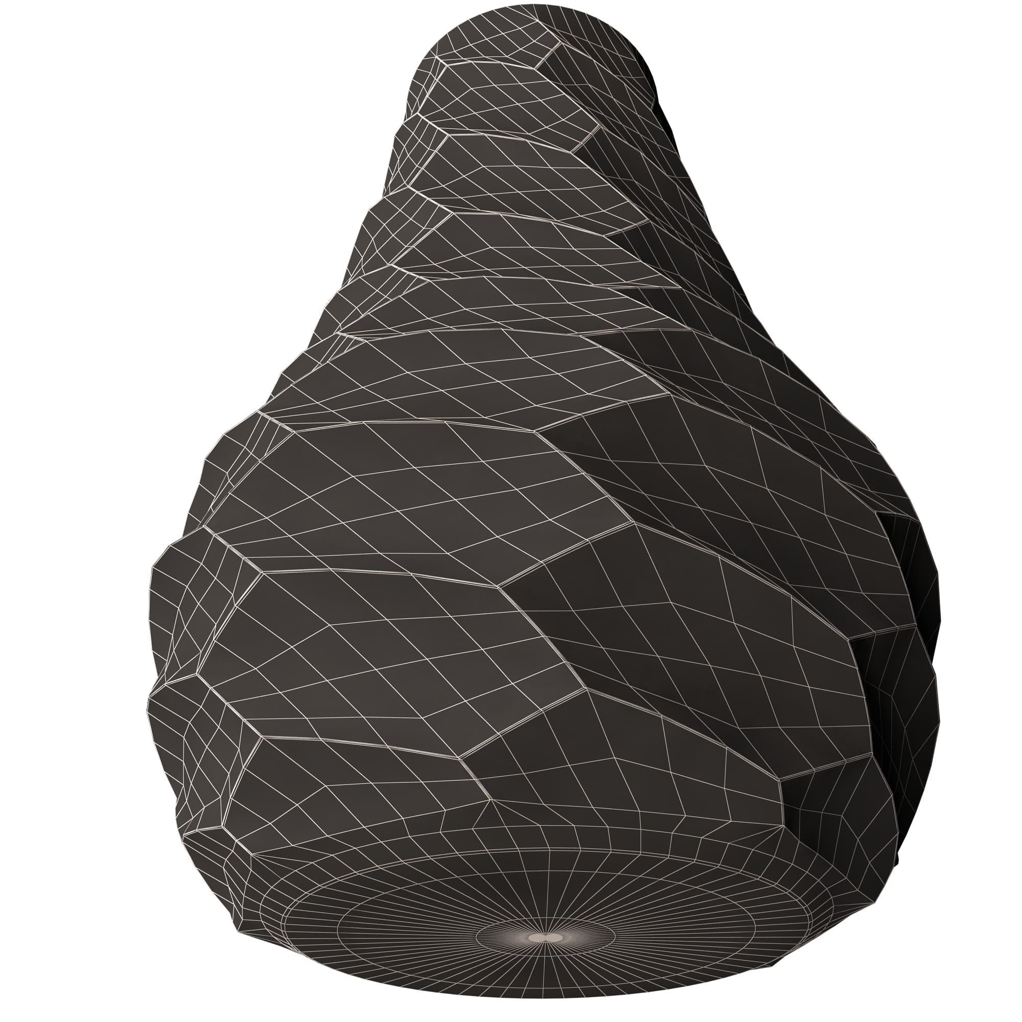 Flower Pot 045 Low-poly 3D model_10