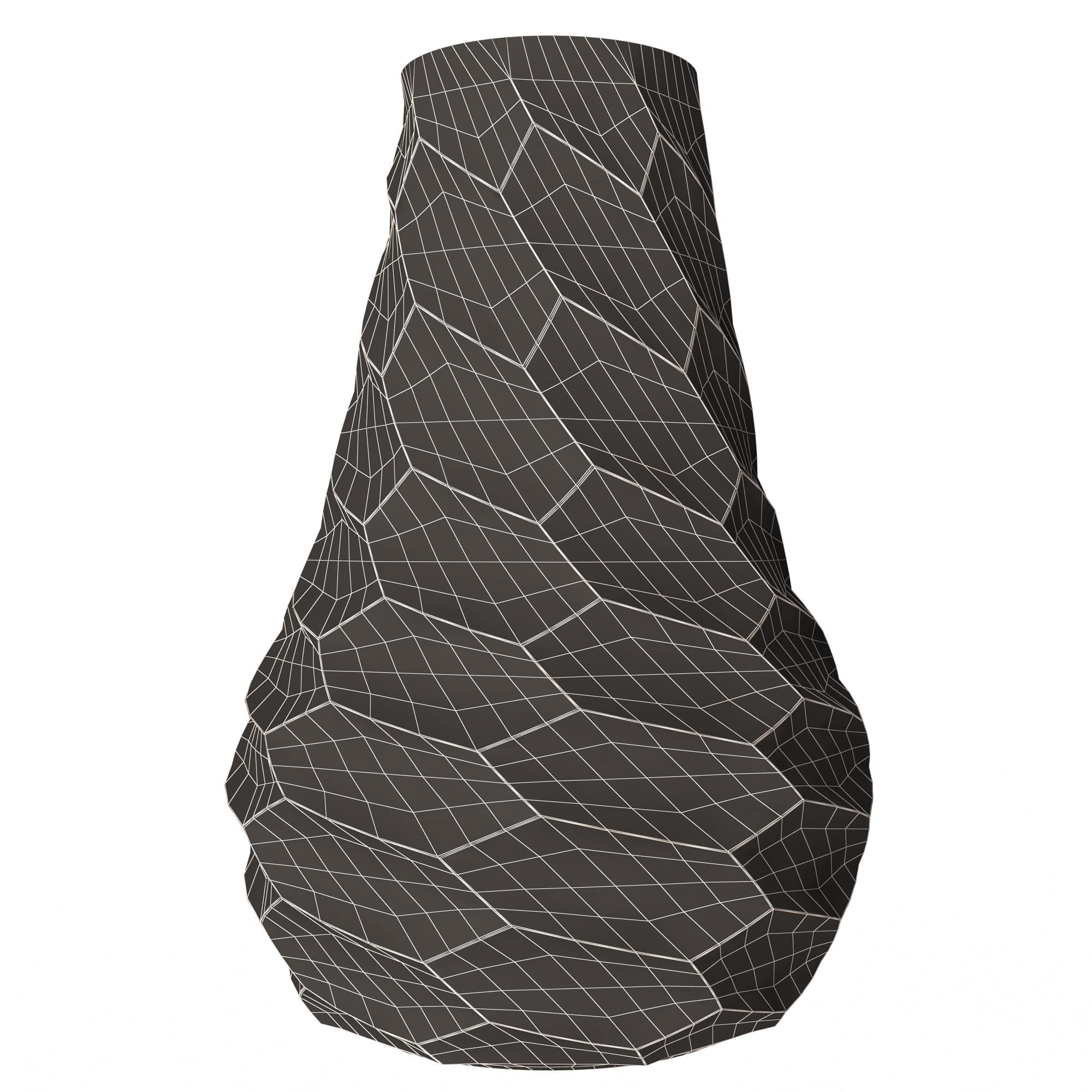 Flower Pot 045 Low-poly 3D model_6