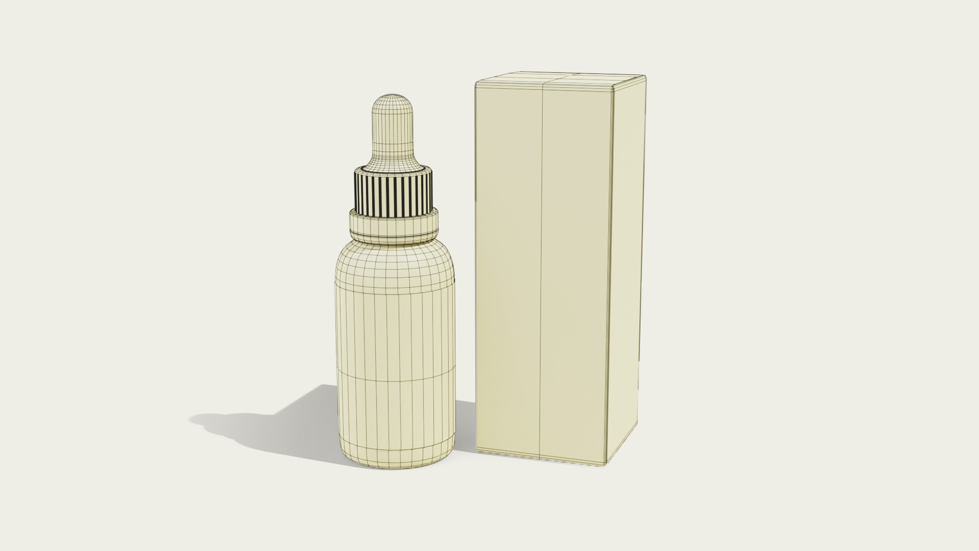 Cosmetic Bottle Low-poly 3D model_3
