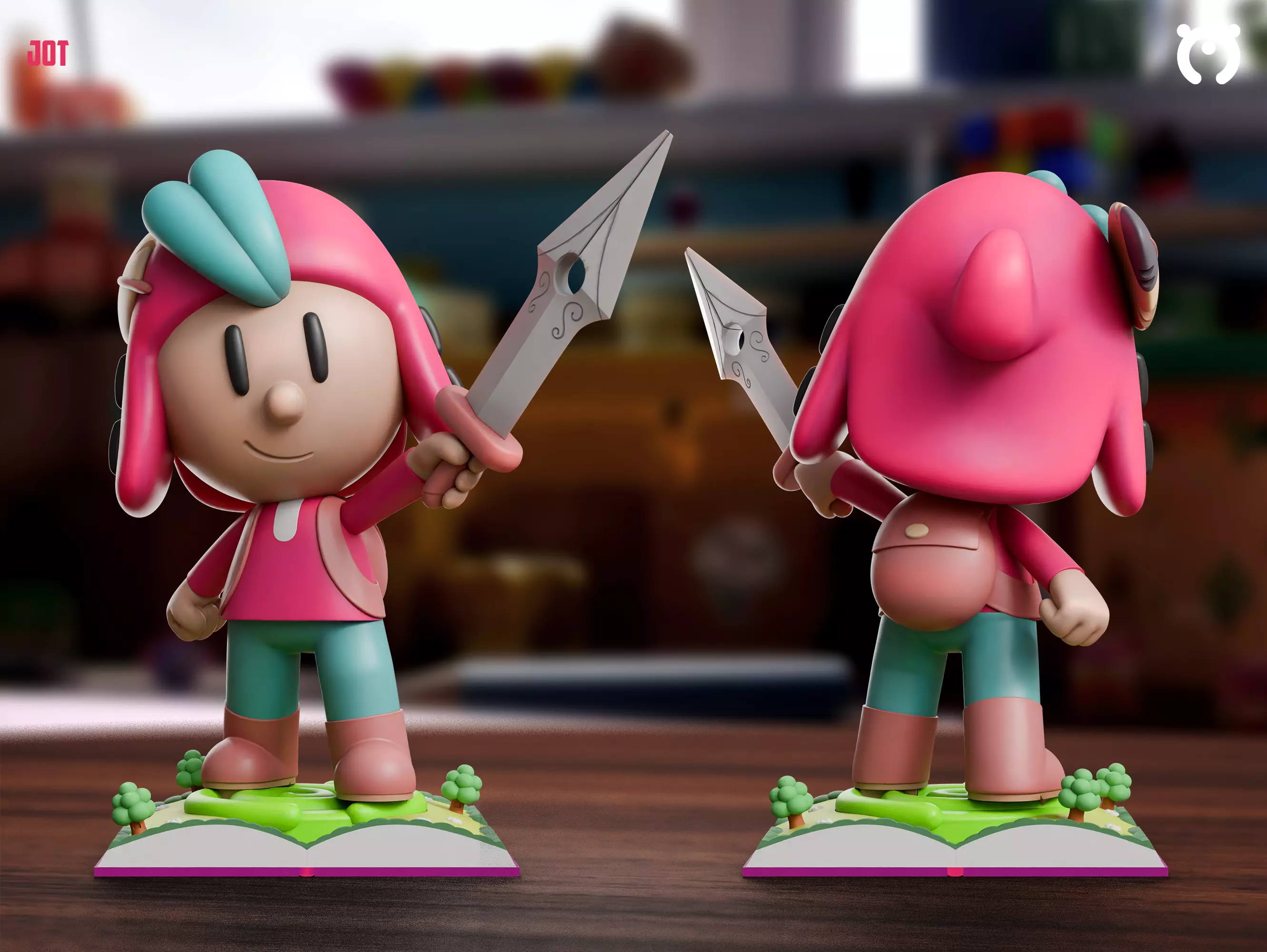 Jot - Plucky Squire 3D print model