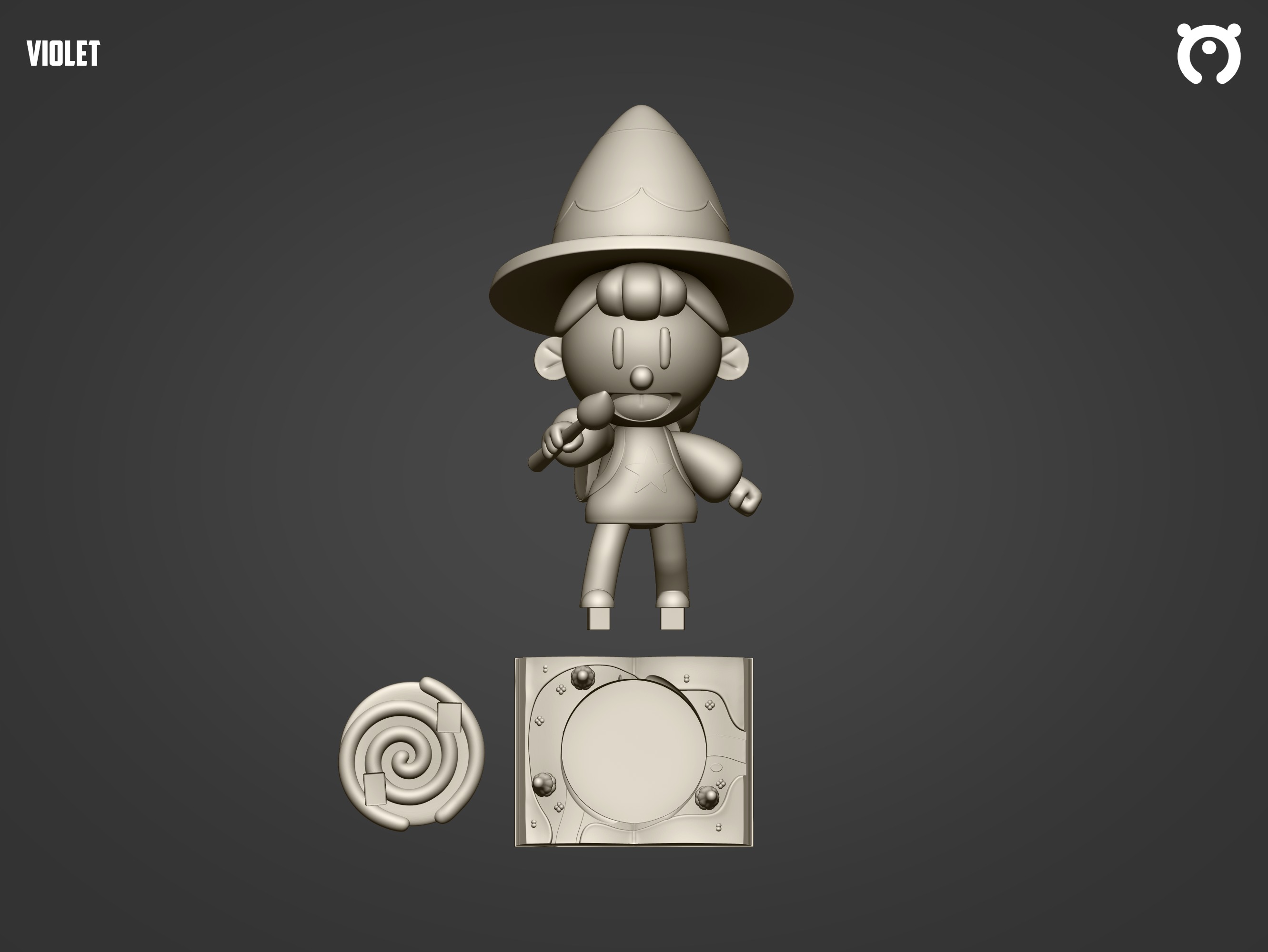 Violet - Plucky Squire 3D print model_2