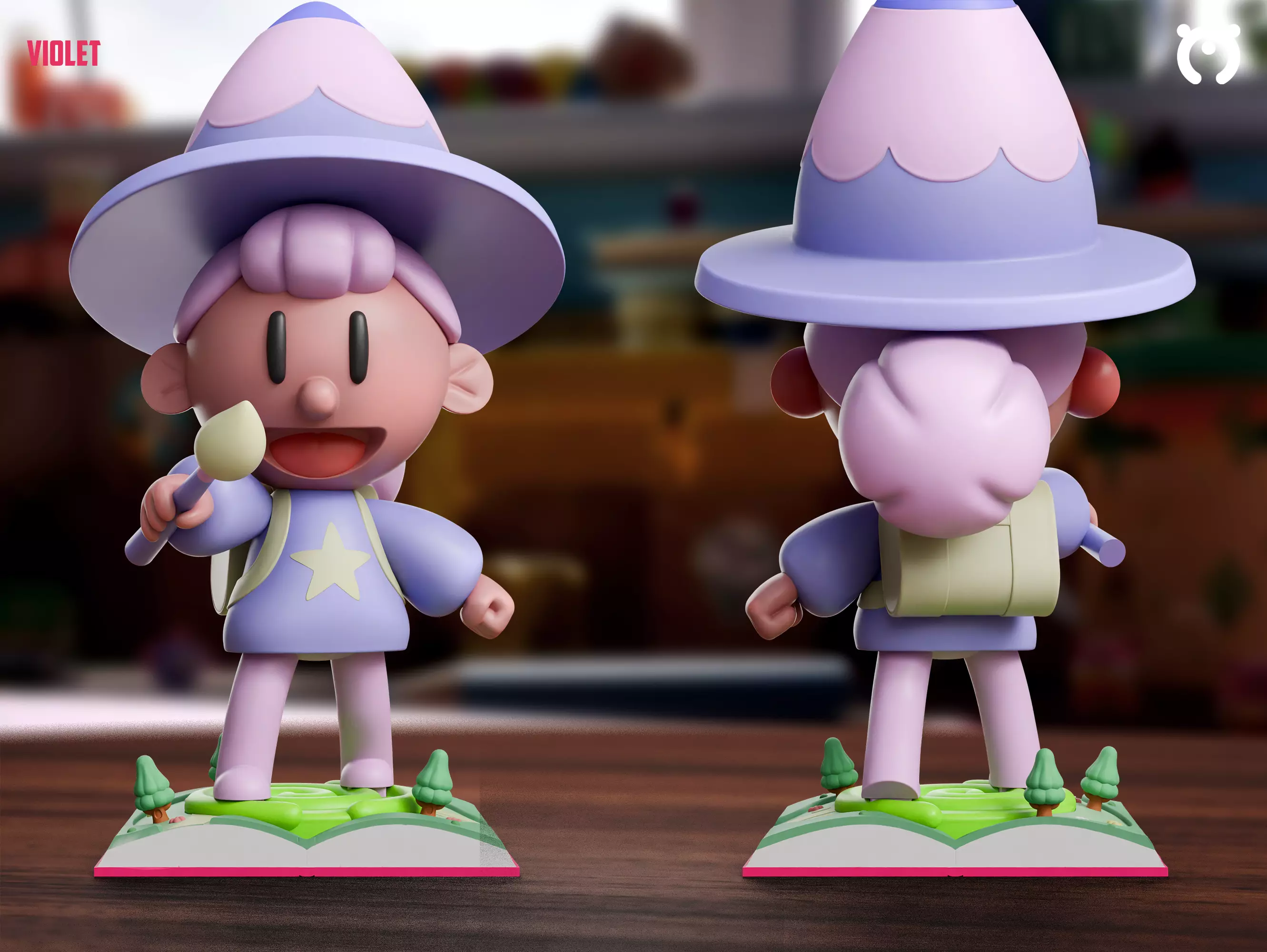 Violet - Plucky Squire 3D print model_0