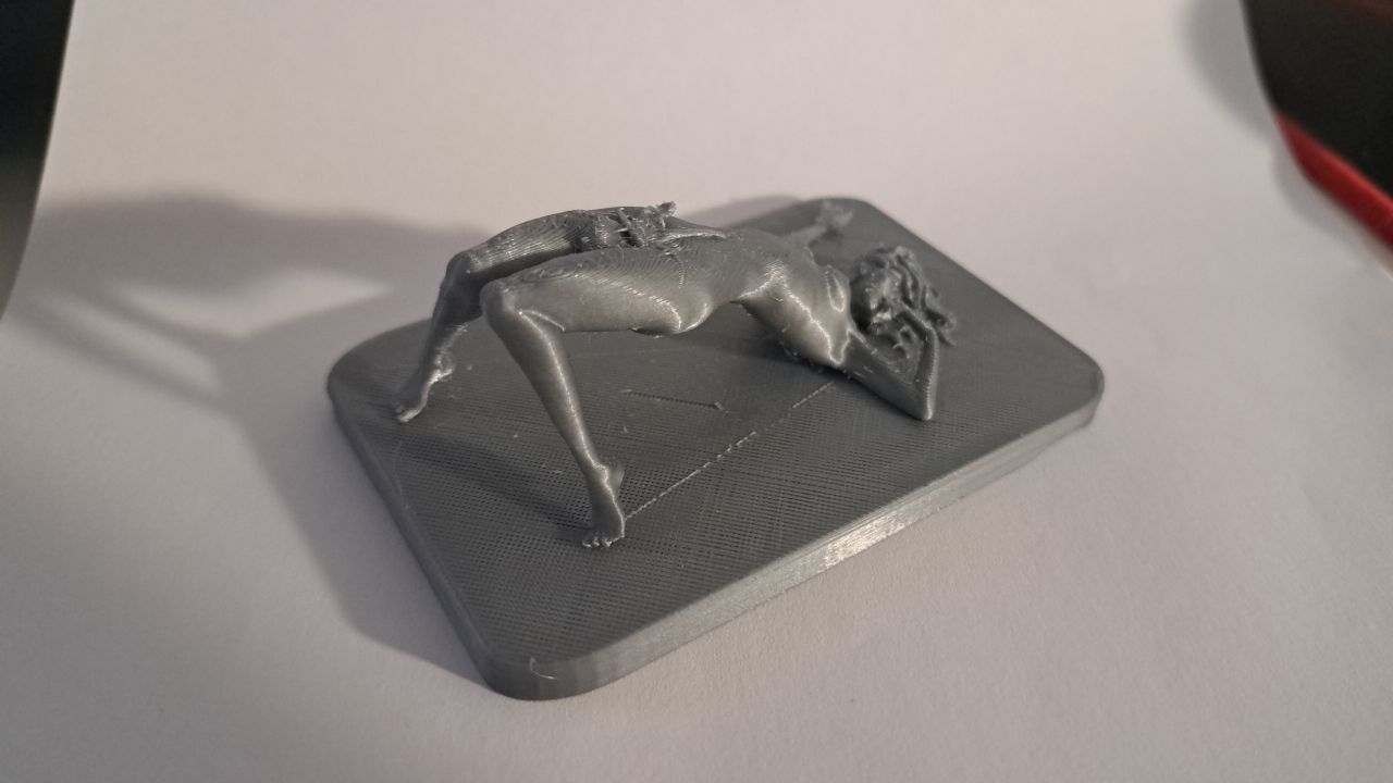 Girl and octopus 3d print model 3D print model_7