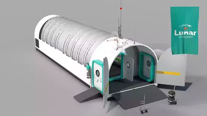 Lunar Laboratory Greemhouse 3D model